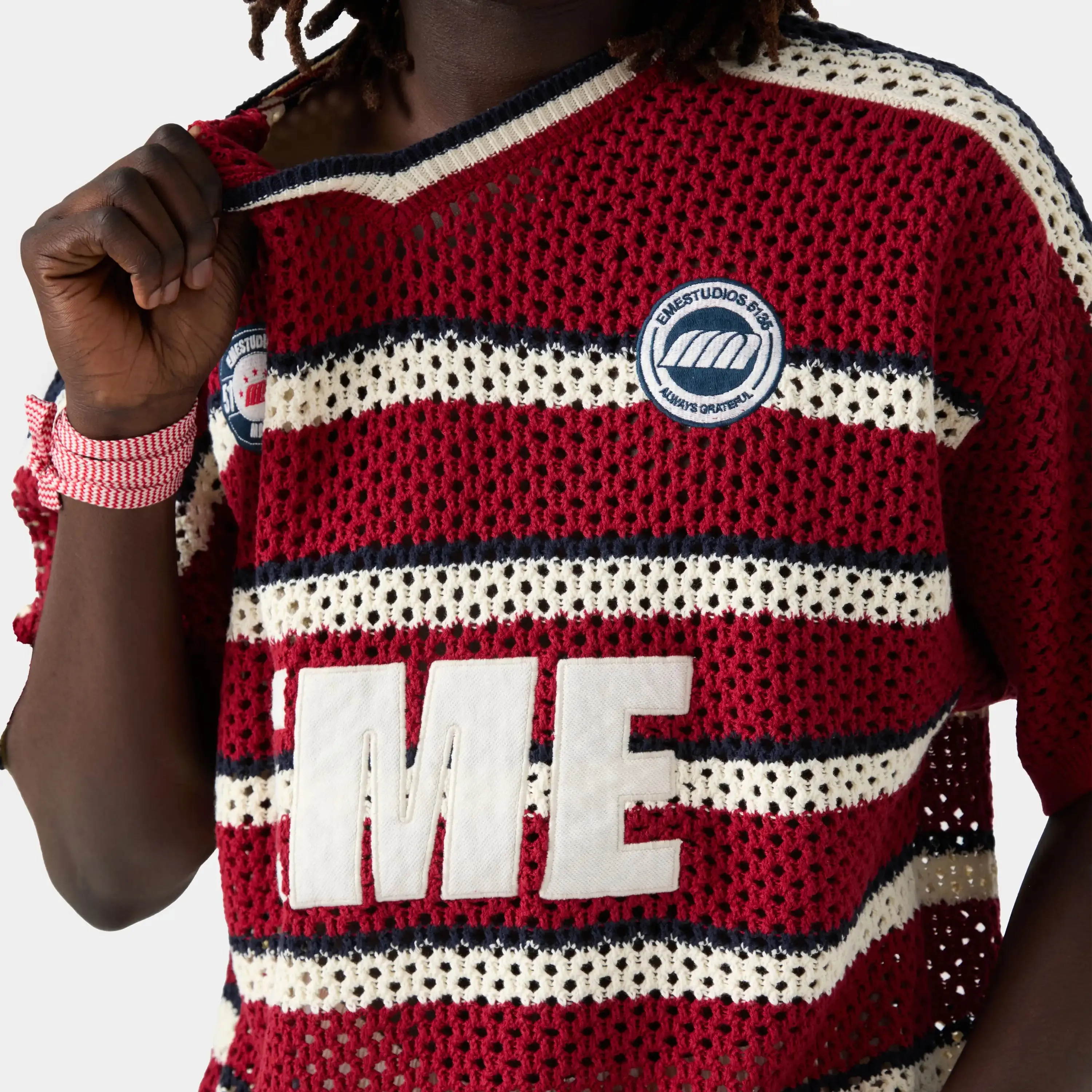 Striker Maple Red Open Knit sold by EME STUDIOS product image thumbnail 5