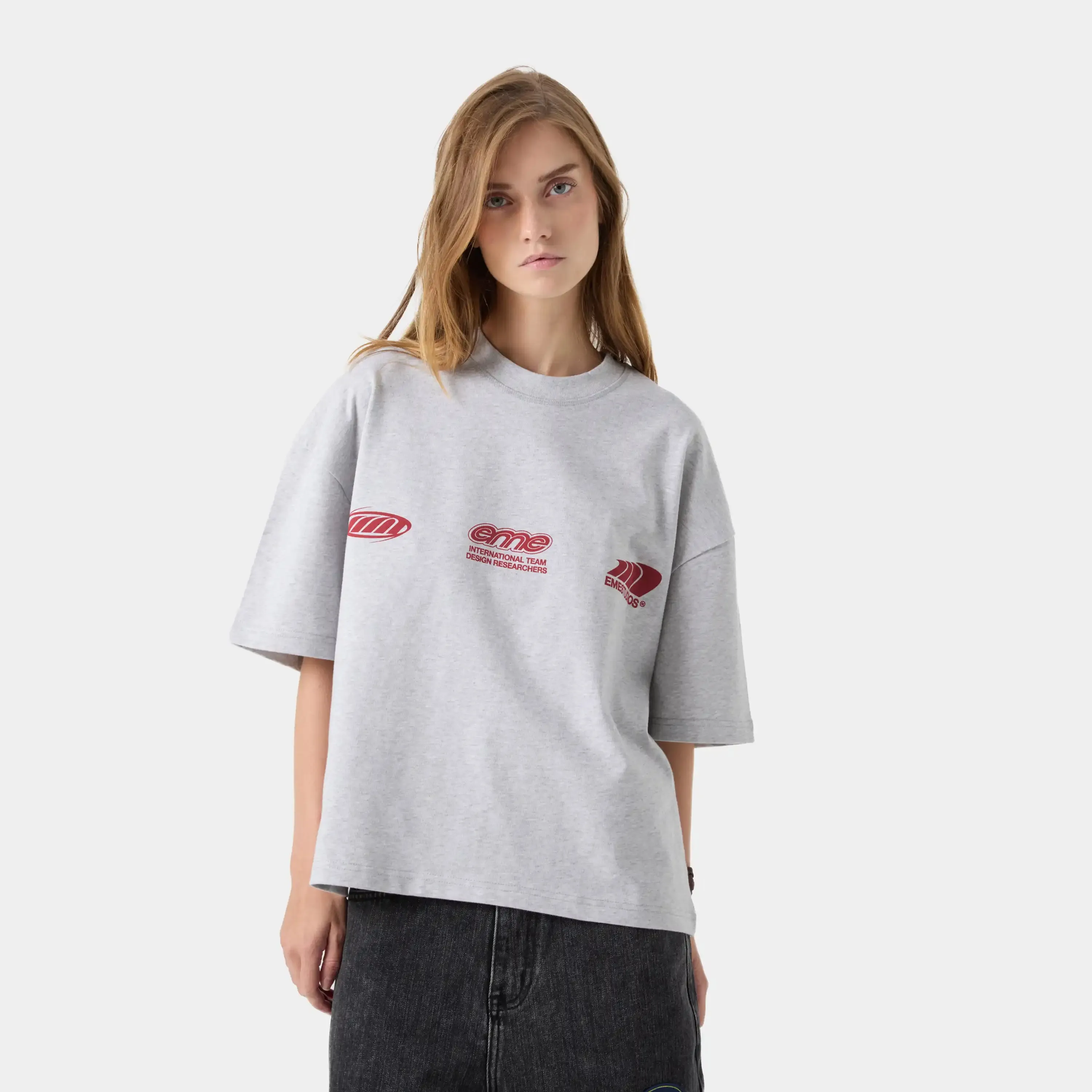 Bridge Heather Grey Tee sold by EME STUDIOS product image thumbnail 2