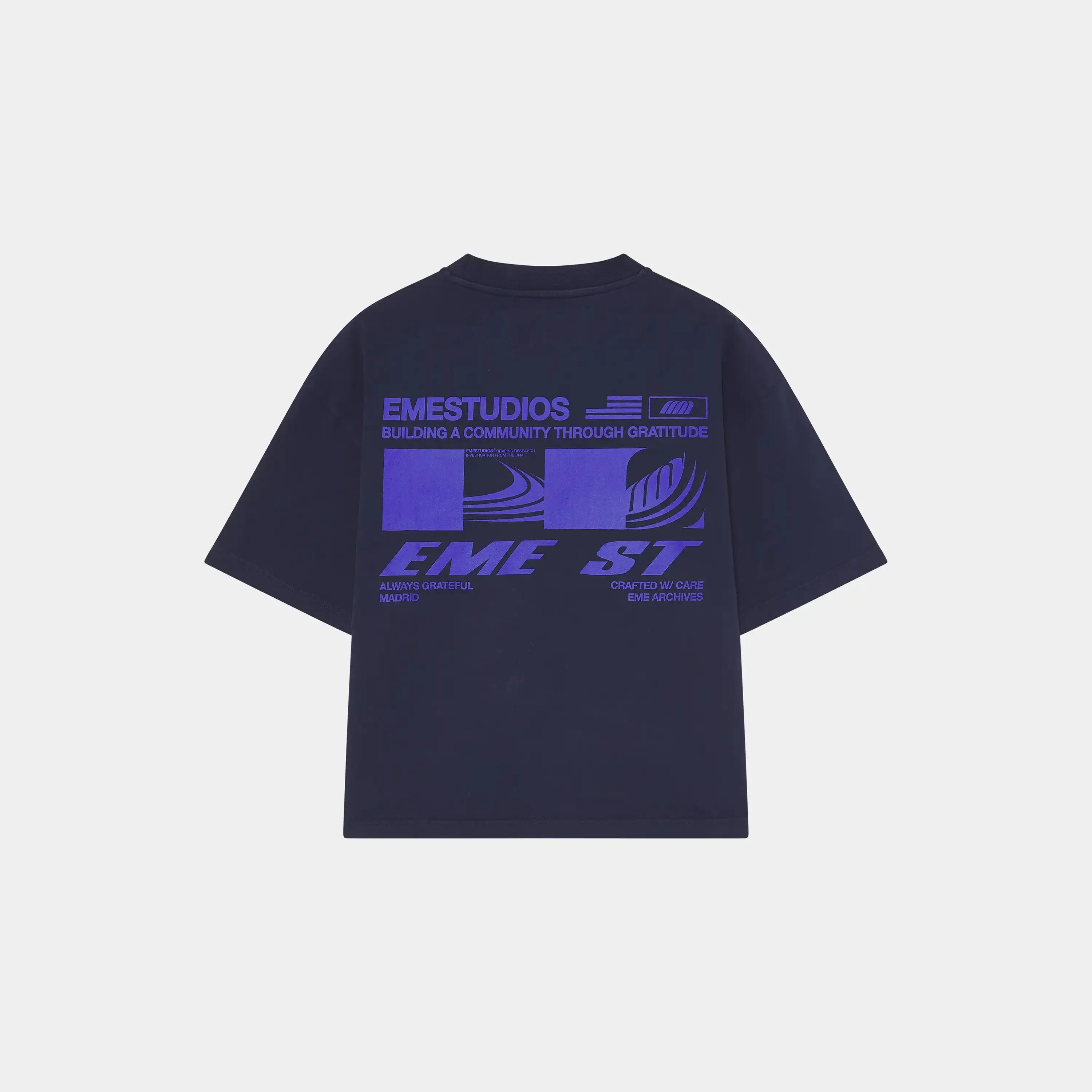 Metropolitan Navy Oversized Tee sold by EME STUDIOS