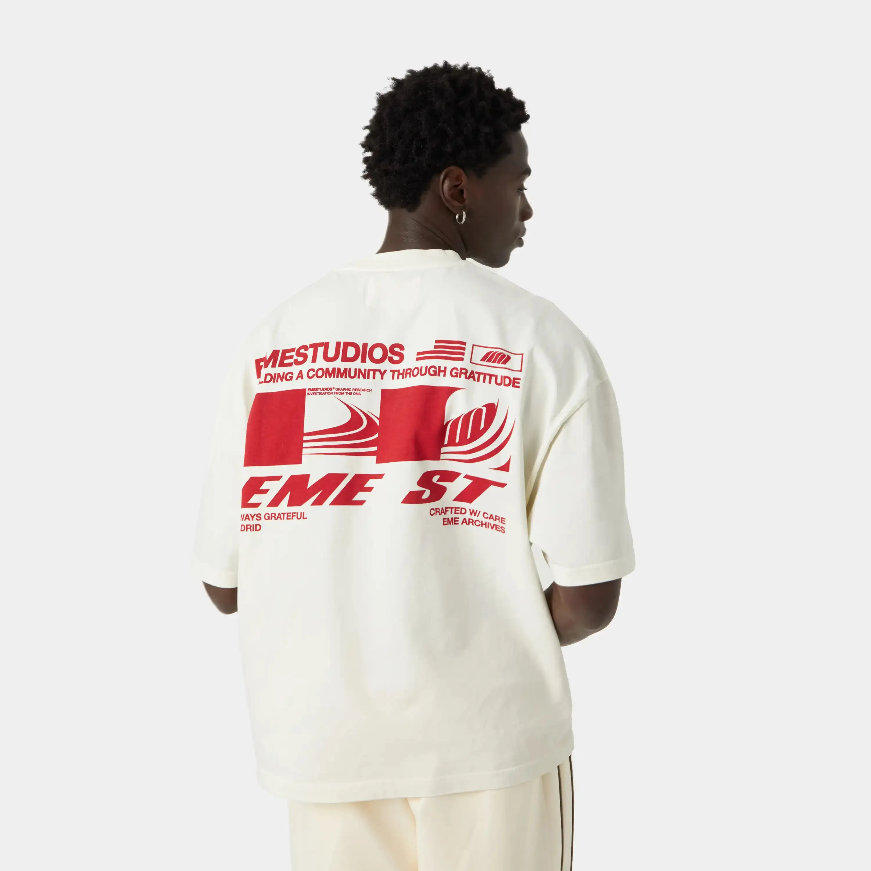 Metropolitan Off Sand Oversized Tee sold by EME STUDIOS product image thumbnail 2