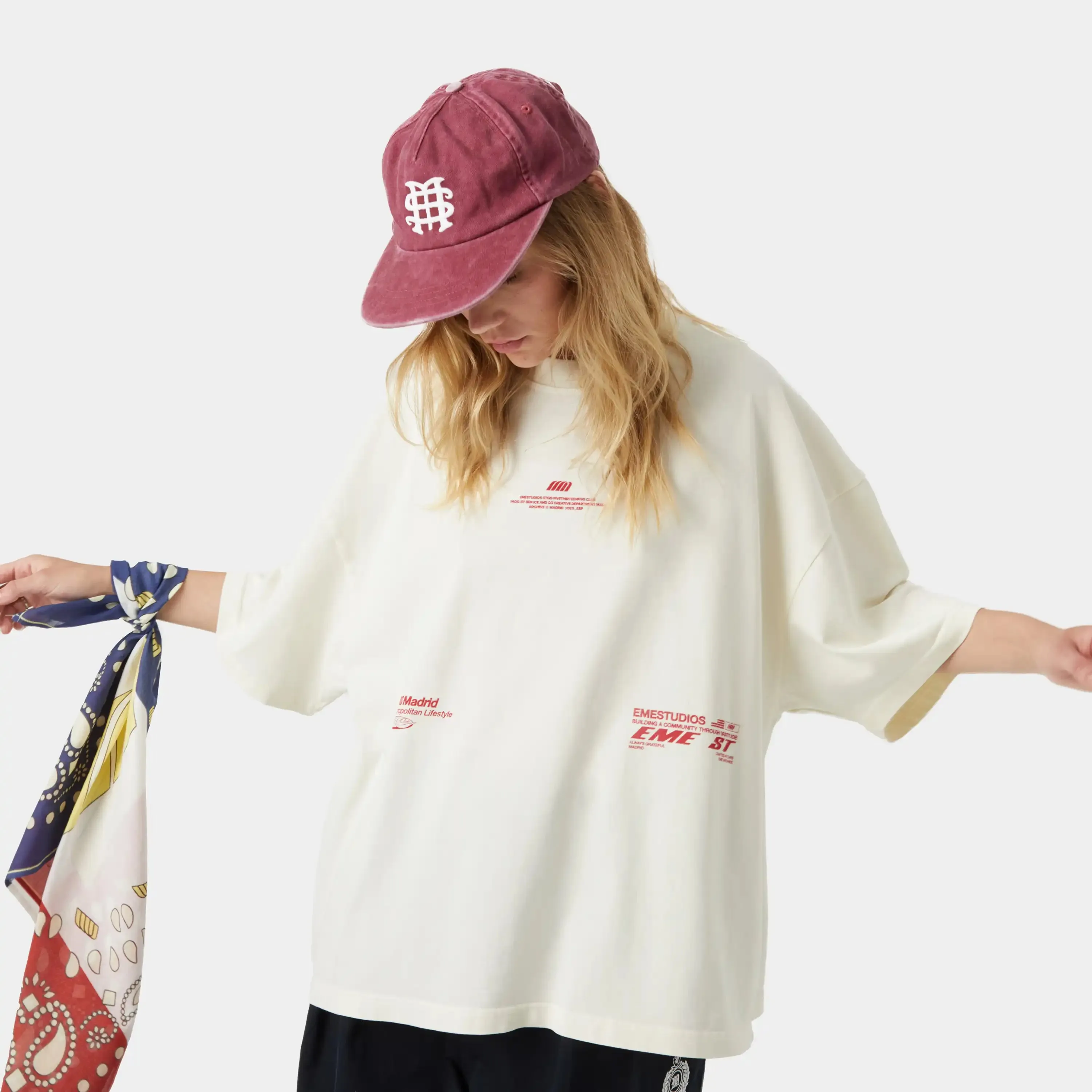 Metropolitan Off Sand Oversized Tee sold by EME STUDIOS product image thumbnail 4