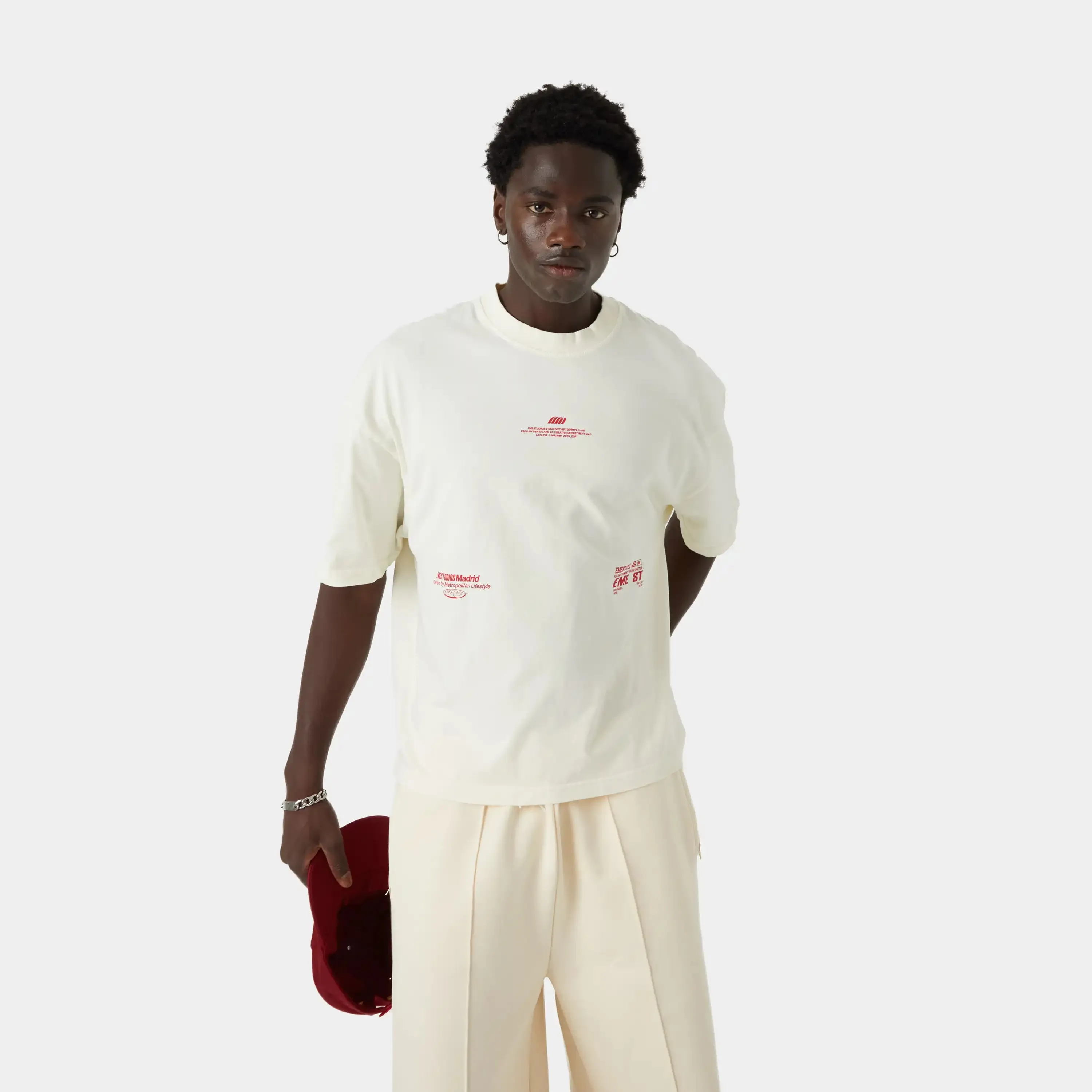 Metropolitan Off Sand Oversized Tee sold by EME STUDIOS product image thumbnail 3