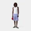 Mesh Navy Short sold by EME STUDIOS