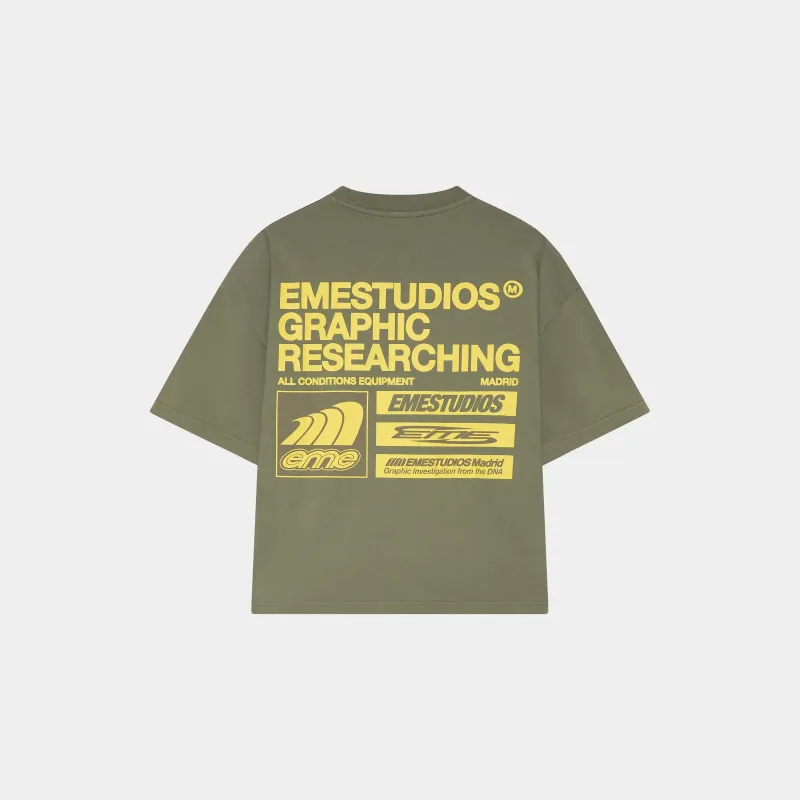 Research Vetiver Oversized Tee sold by EME STUDIOS