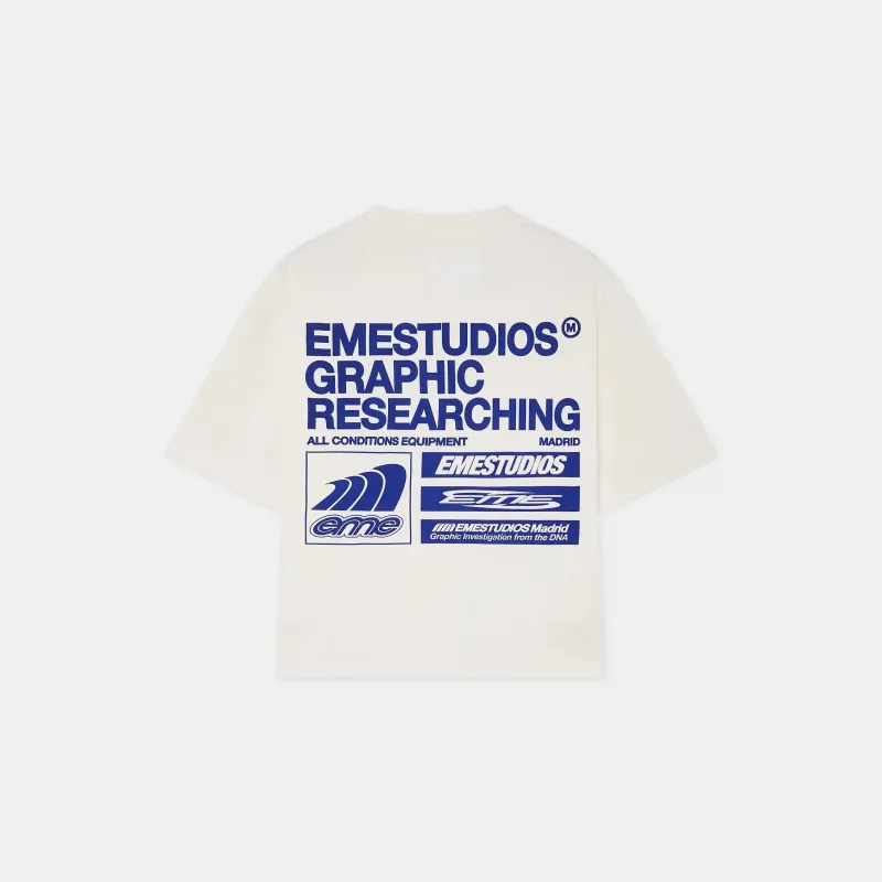 Research Off Sand Oversized Tee sold by EME STUDIOS