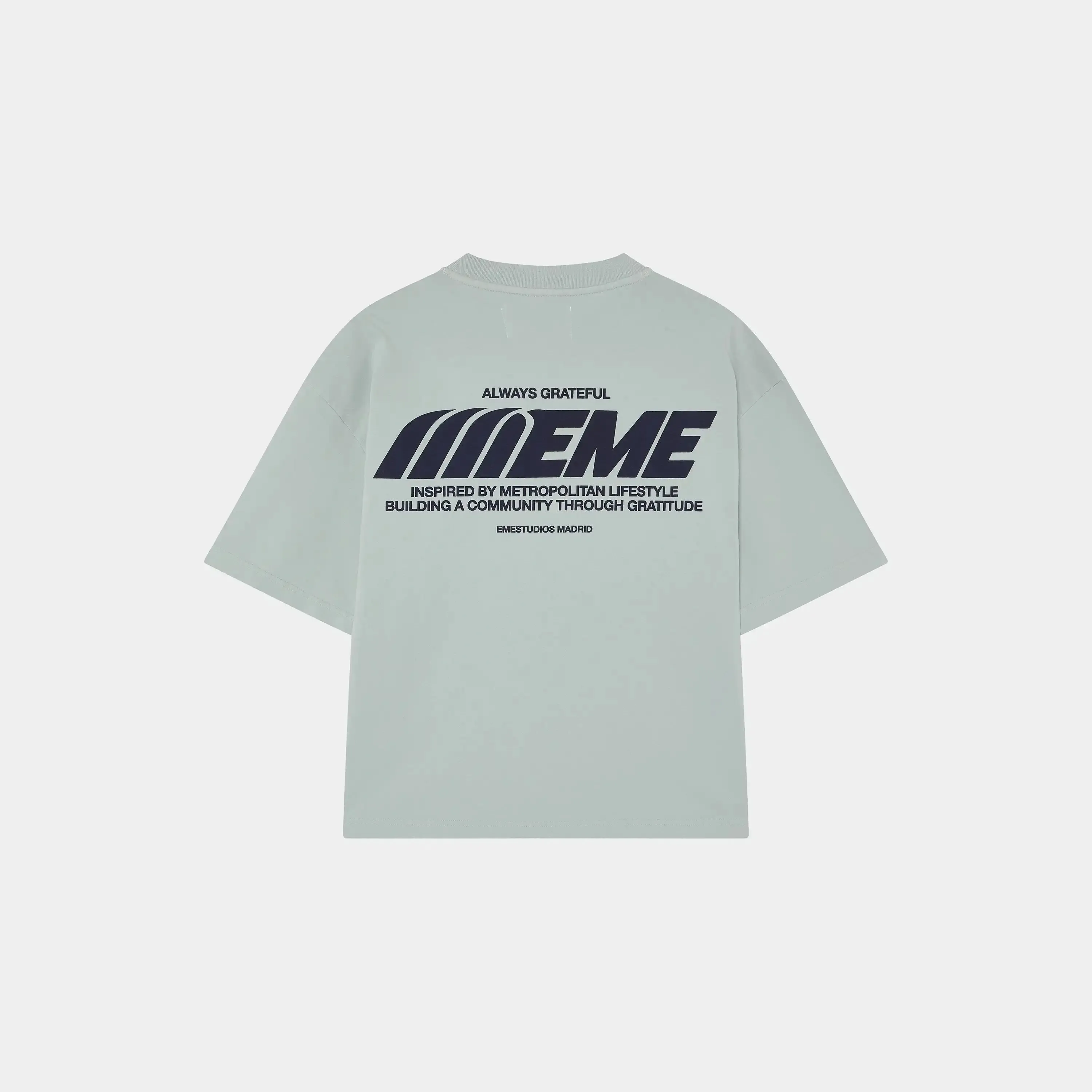 Zephyr Heather Grey Oversized Tee sold by EME STUDIOS product image thumbnail 2