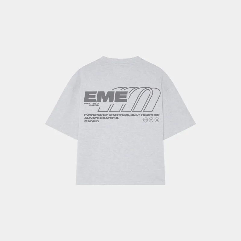 Breath Heather Grey Oversized Tee sold by EME STUDIOS