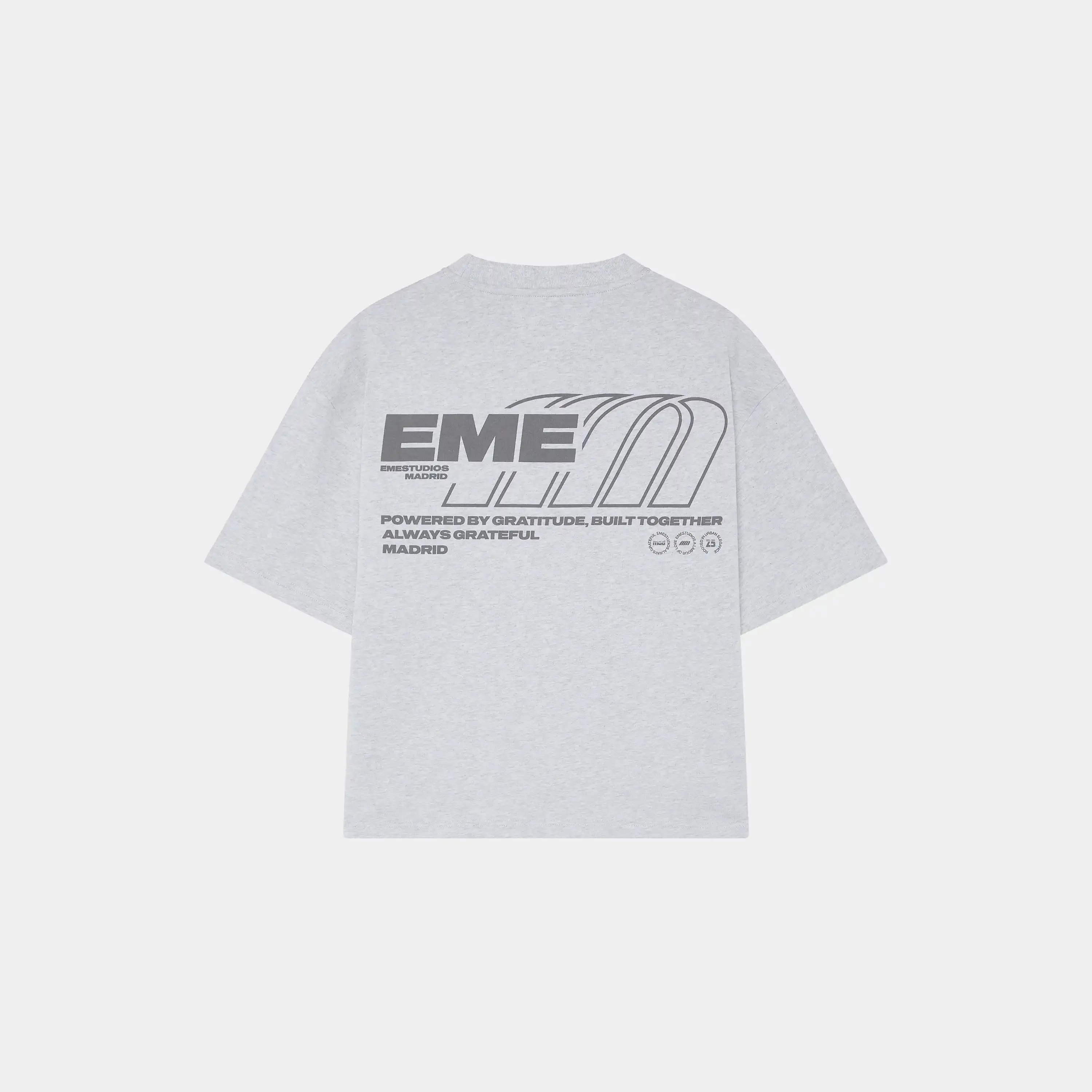 Breath Heather Grey Oversized Tee sold by EME STUDIOS