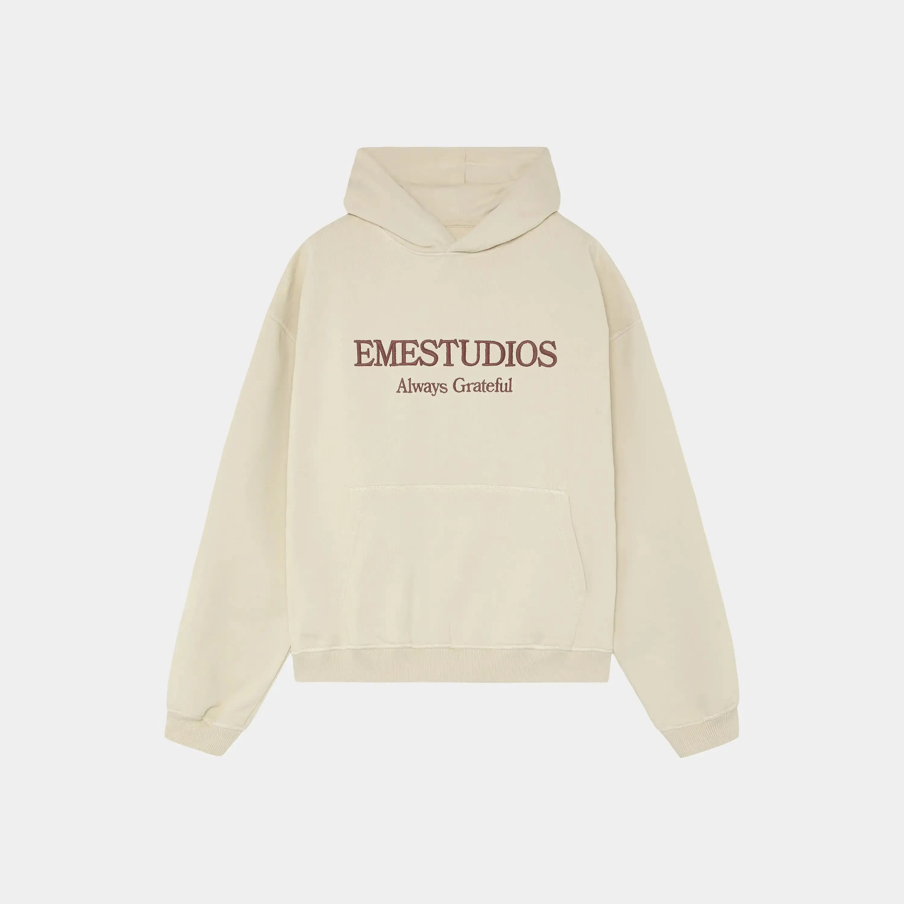 Studio Fog Sand Oversized Hoodie sold by EME STUDIOS