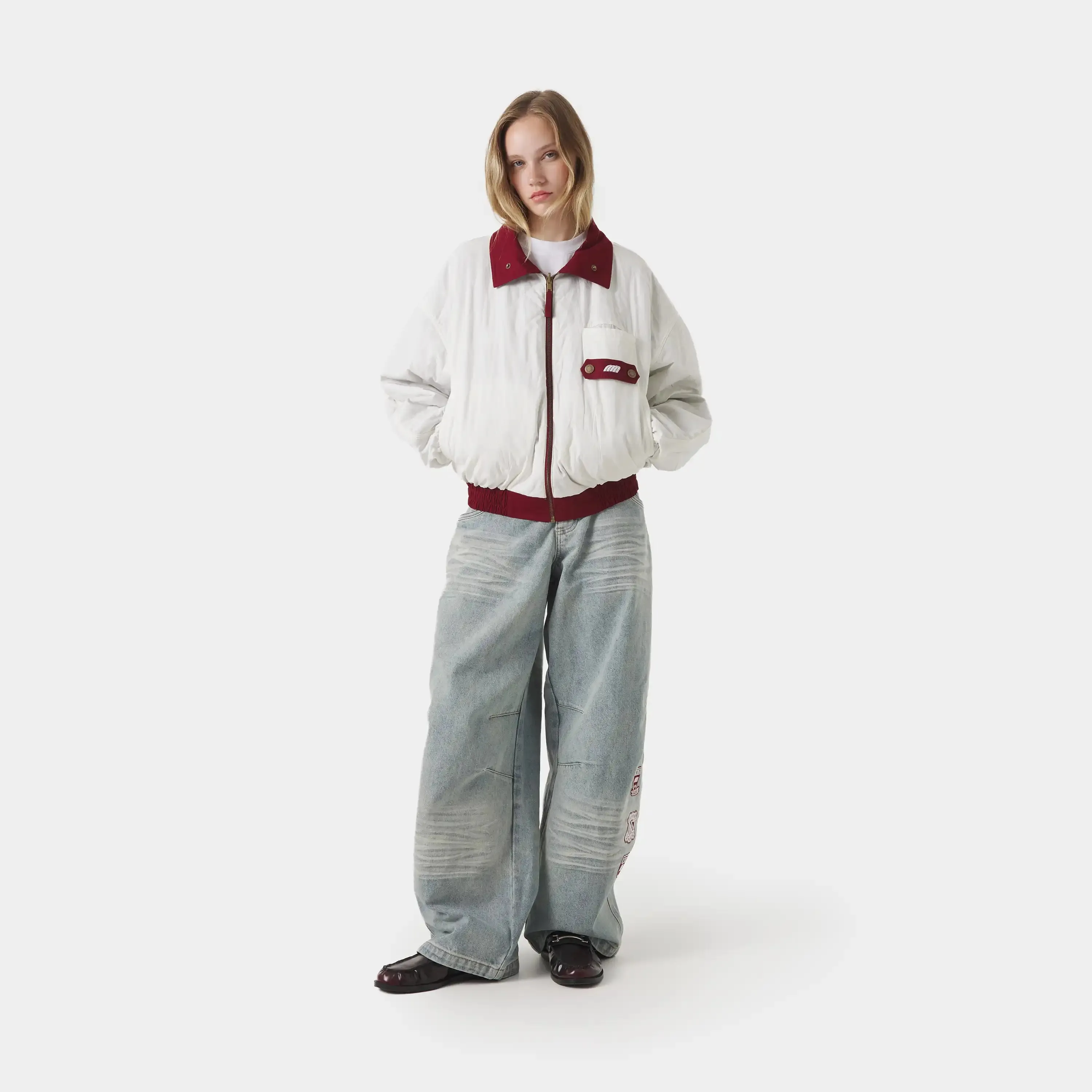 Chulo G Burgundy Reverse Jacket sold by EME STUDIOS product image thumbnail 5