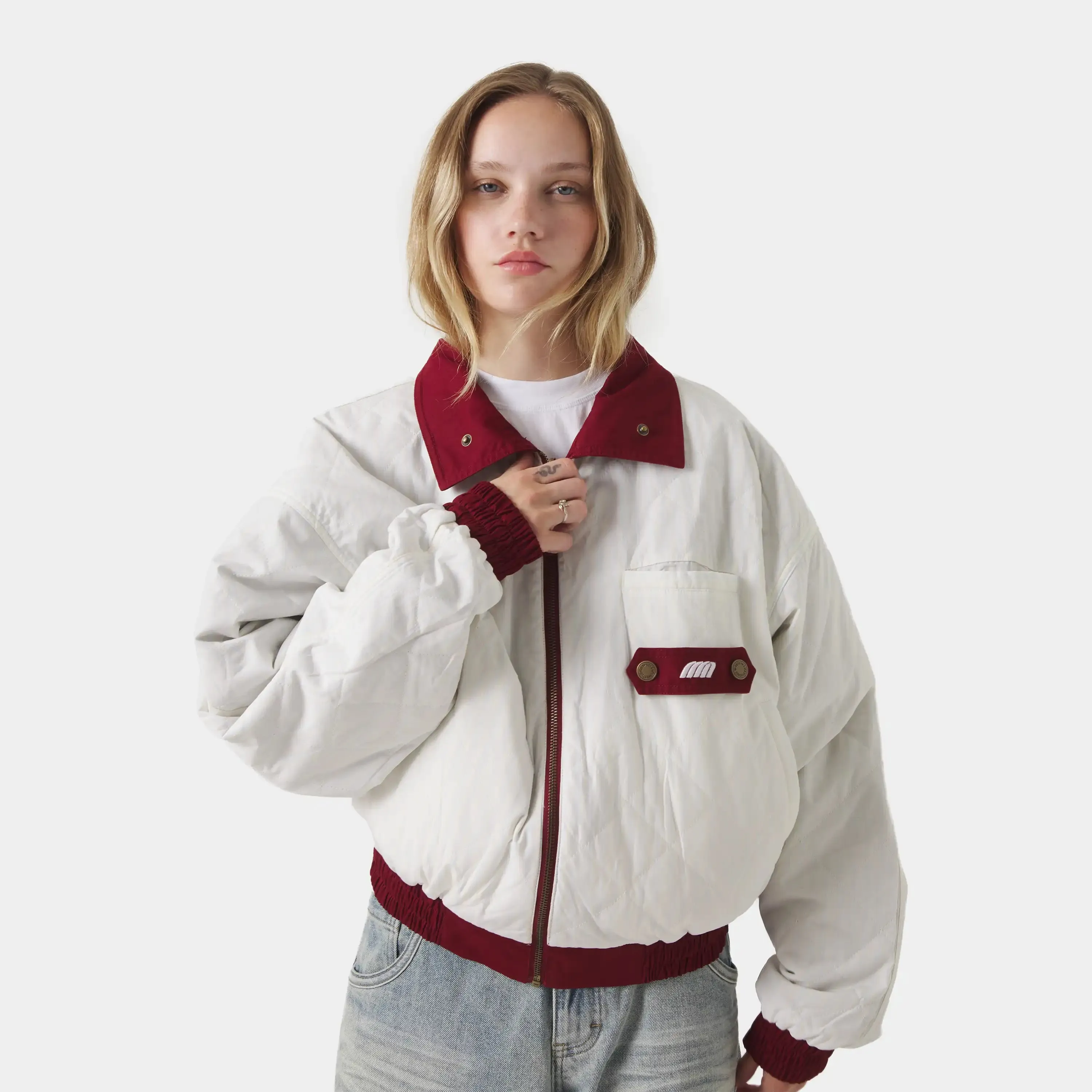 Chulo G Burgundy Reverse Jacket sold by EME STUDIOS product image thumbnail 4