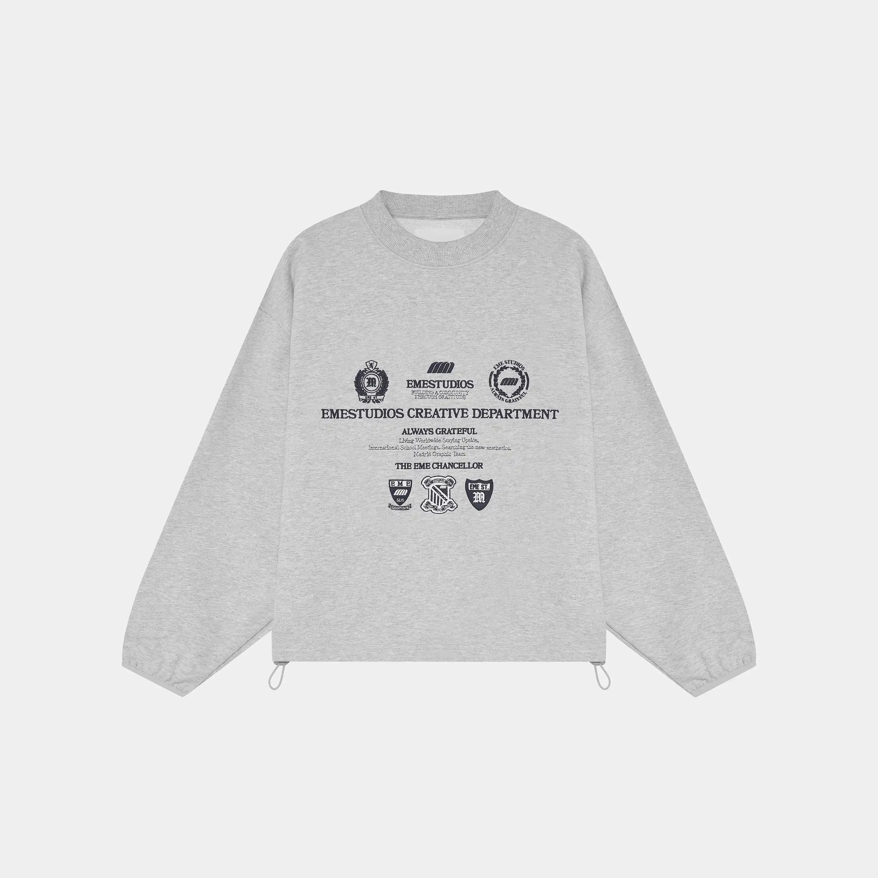 Chancellor Heather Grey Crewneck sold by EME STUDIOS