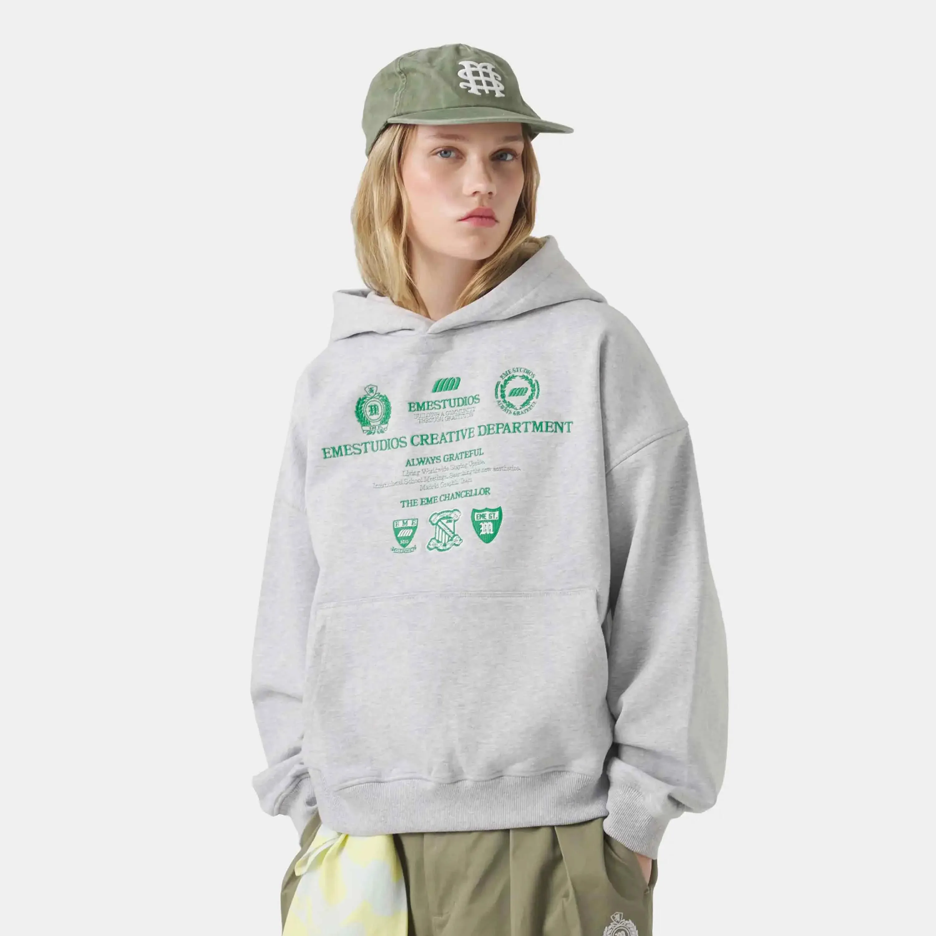 Chancellor Grey Oversized Hoodie sold by EME STUDIOS product image thumbnail 3