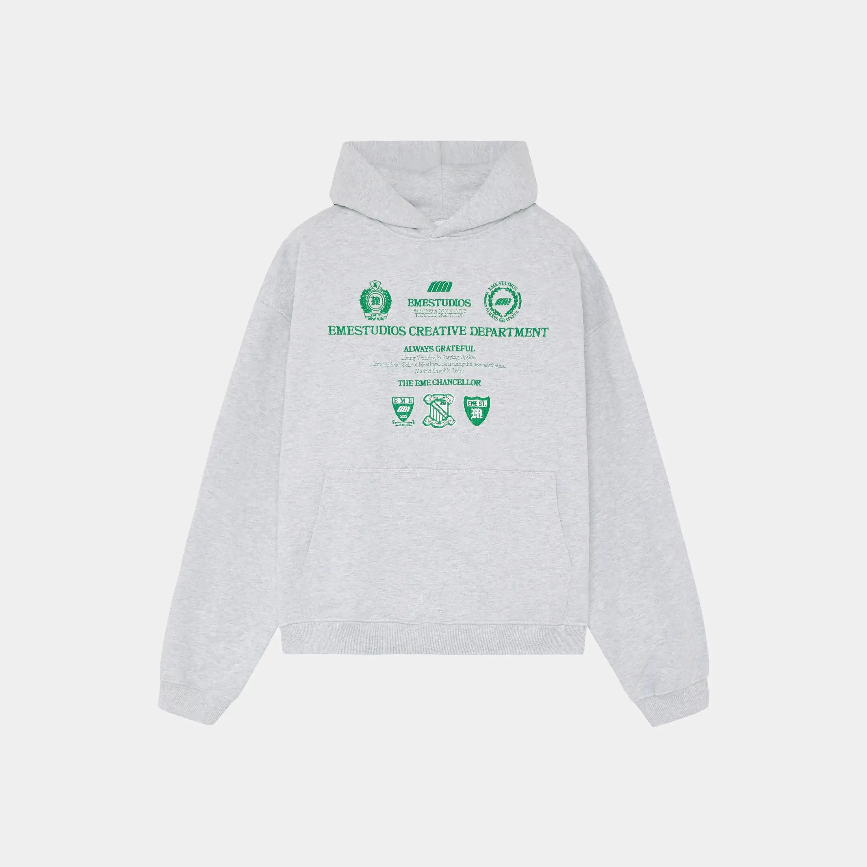 Chancellor Grey Oversized Hoodie sold by EME STUDIOS