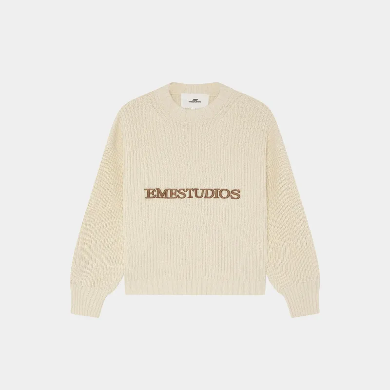 Yoss Turtledove Knit Sweater sold by EME STUDIOS