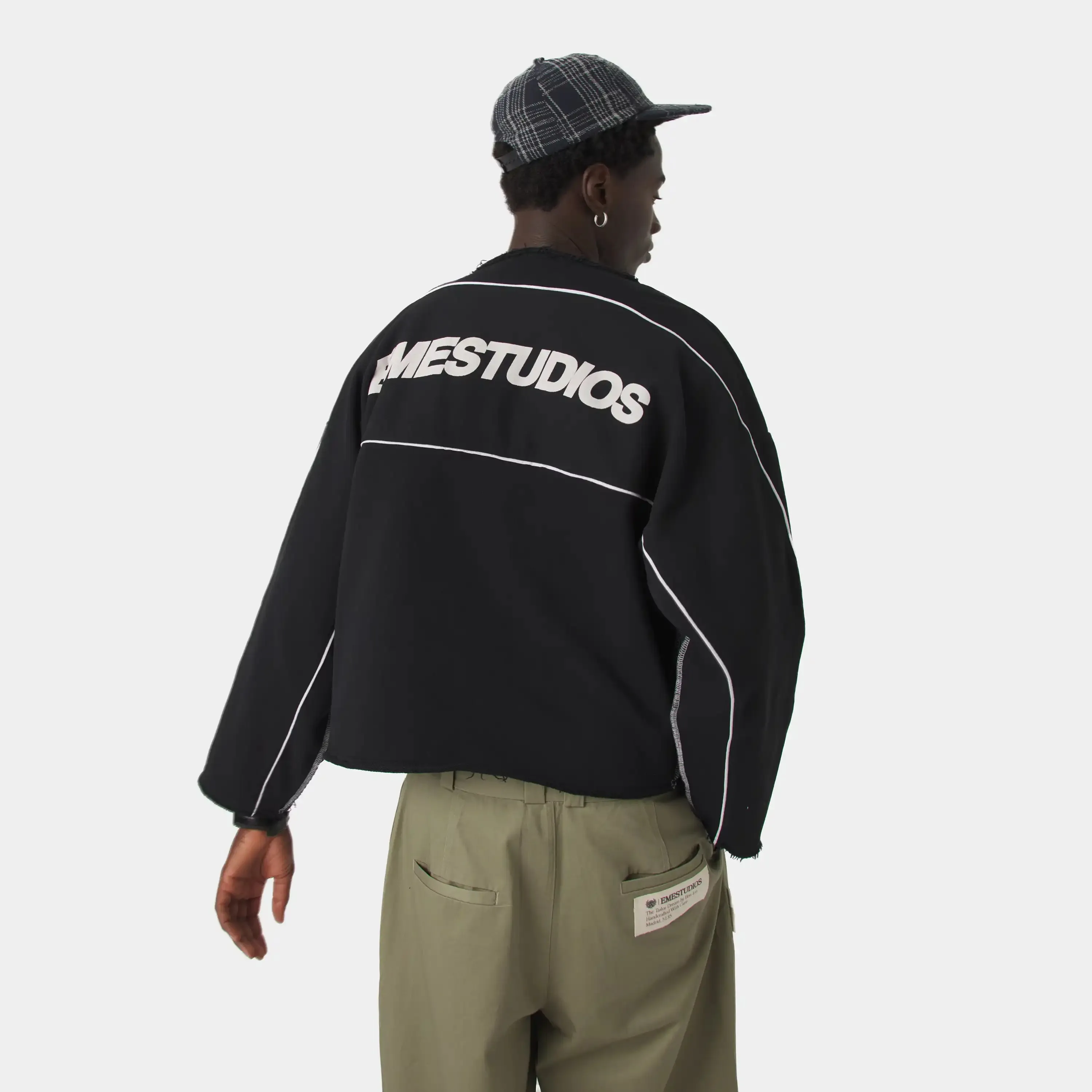 AFK Black Crewneck sold by EME STUDIOS product image thumbnail 2