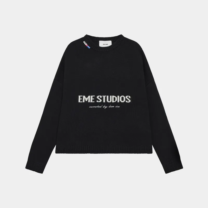 Flag Shadow Knit Sweater sold by EME STUDIOS