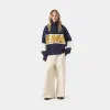 Thrill Mustard Zipper Knit sold by EME STUDIOS