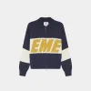 Thrill Mustard Zipper Knit sold by EME STUDIOS