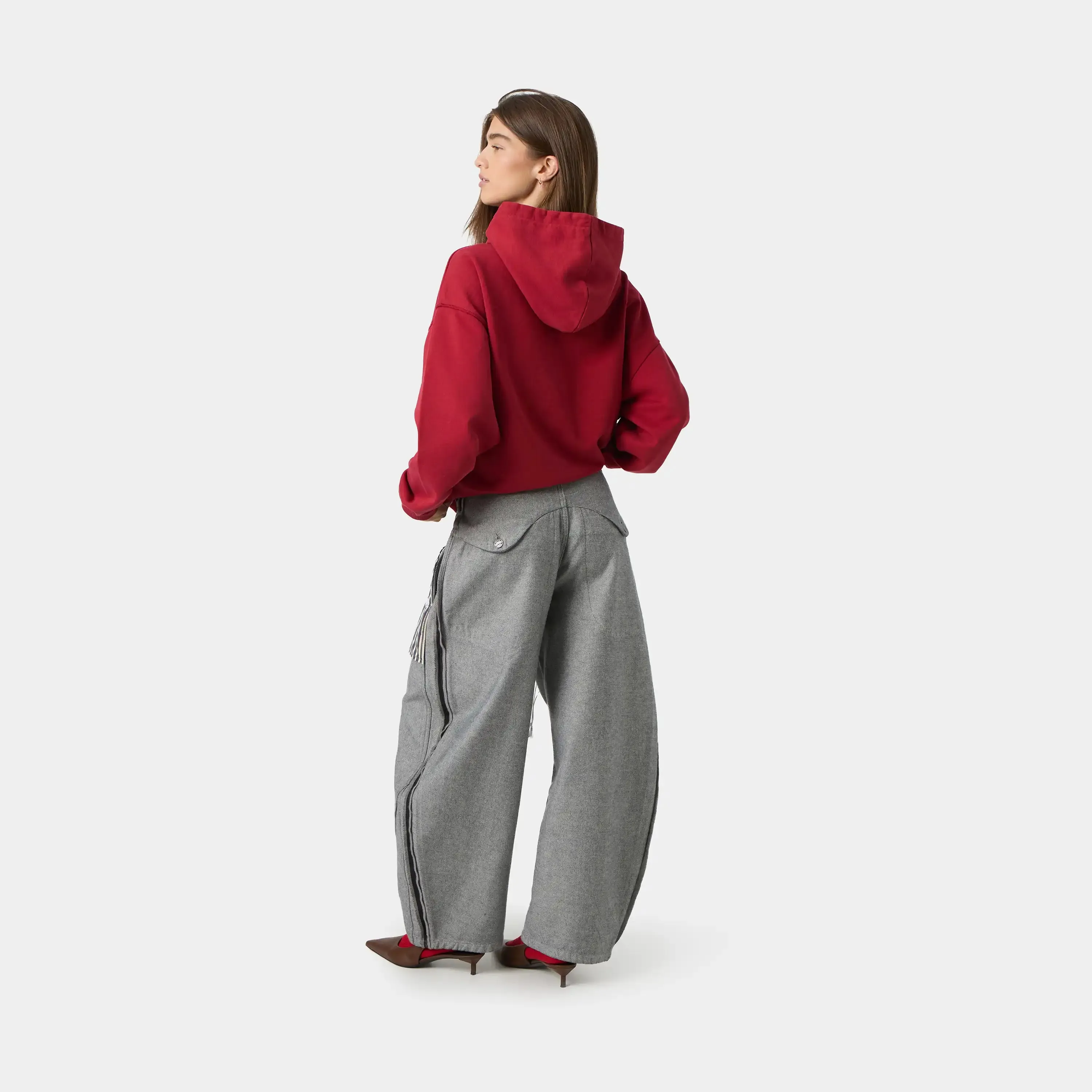 Brook Cherry Oversized Hoodie sold by EME STUDIOS product image thumbnail 5