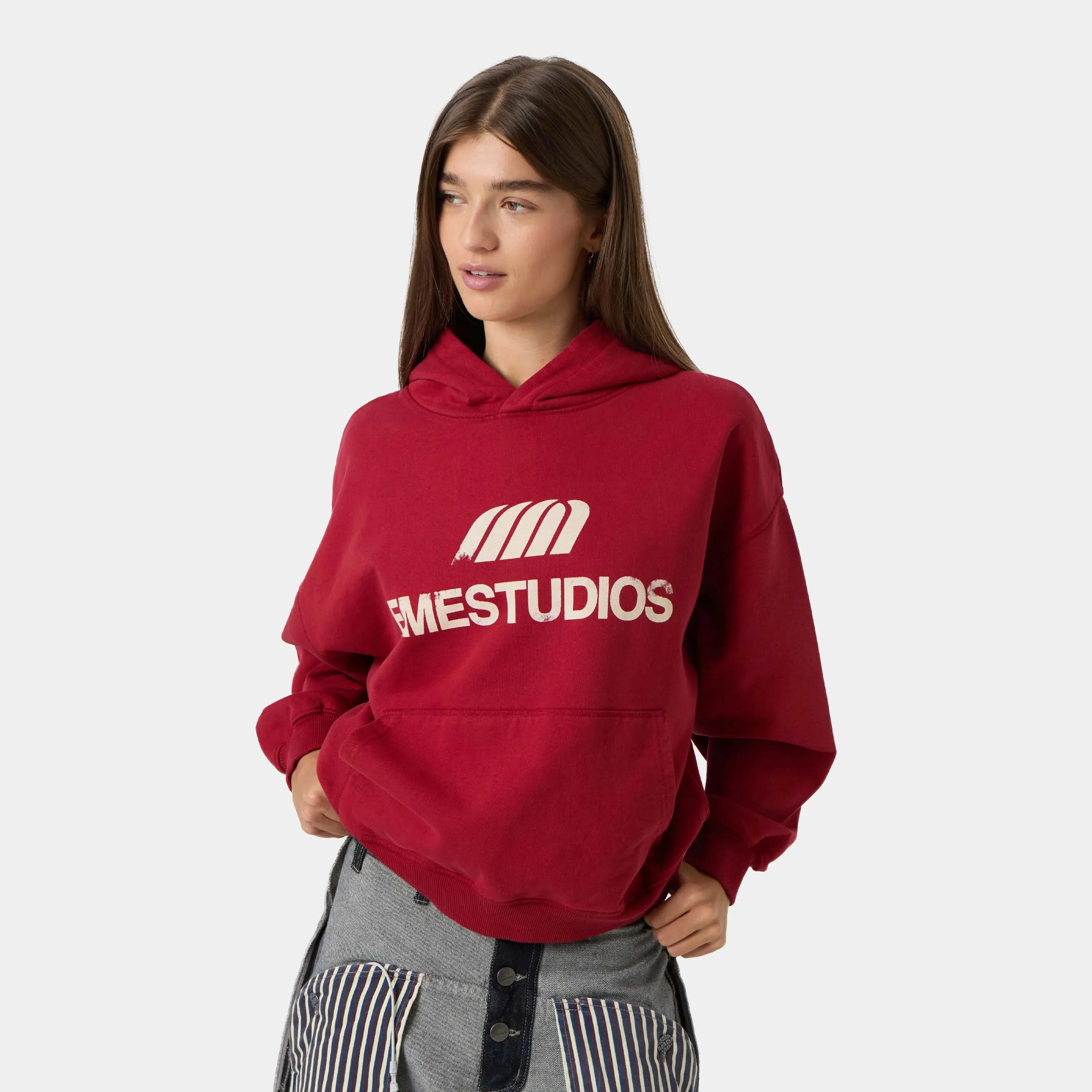 Brook Cherry Oversized Hoodie sold by EME STUDIOS product image thumbnail 3