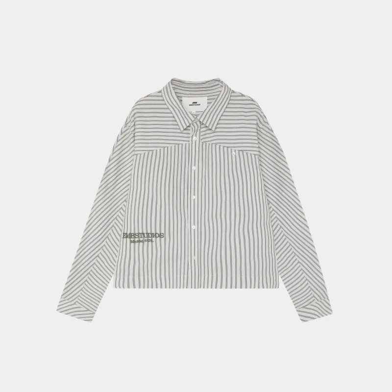 Silent Forest Striped Shirt sold by EME STUDIOS