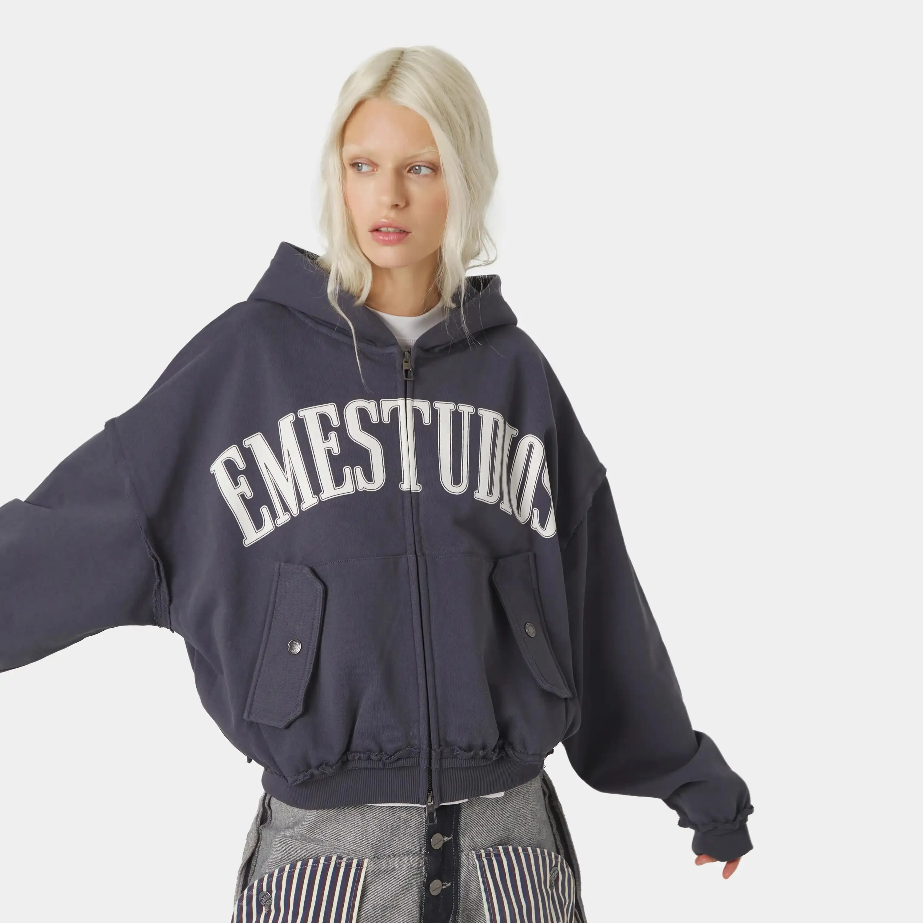 Vault Ombre Blue Full Zip sold by EME STUDIOS product image thumbnail 2