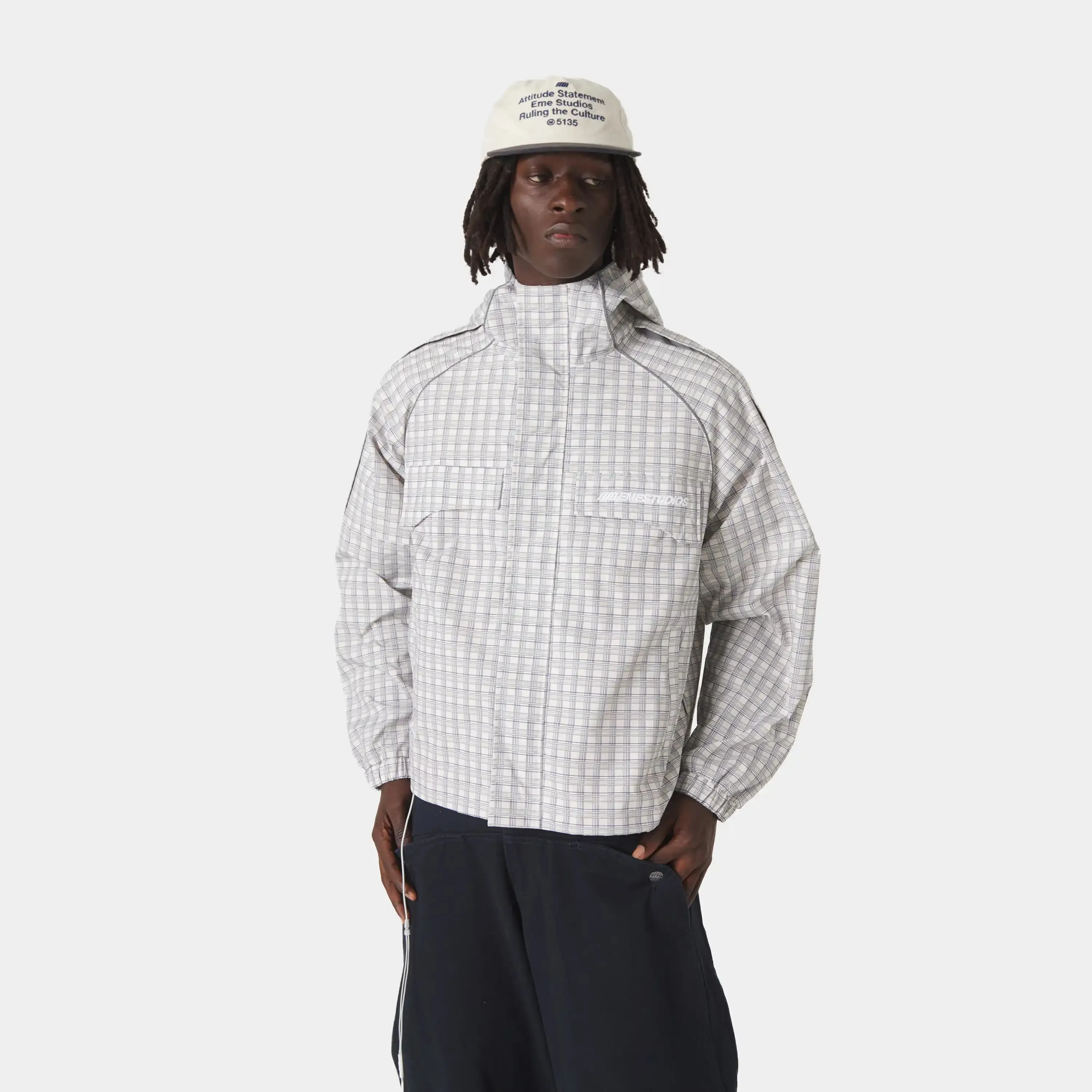 Echo Off Sand Windbreaker sold by EME STUDIOS product image thumbnail 3