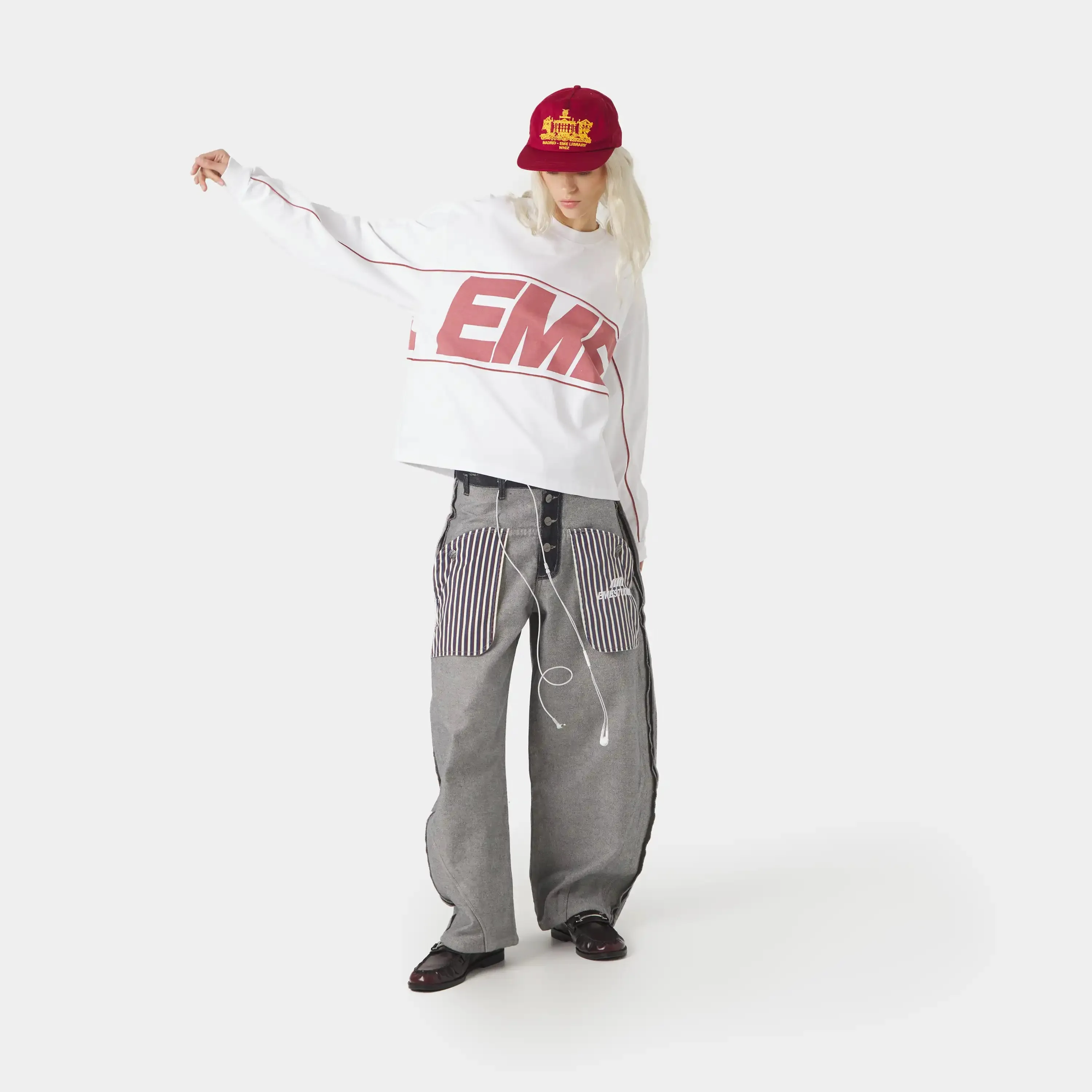 Crossline Pearl Long Sleeve sold by EME STUDIOS product image thumbnail 5