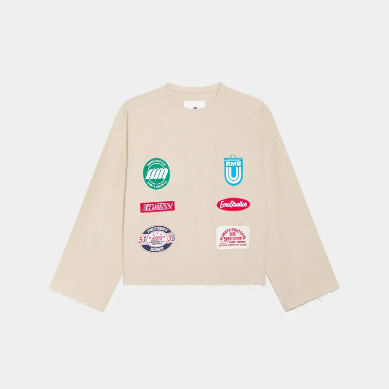 Patches Sand Crewneck sold by EME STUDIOS