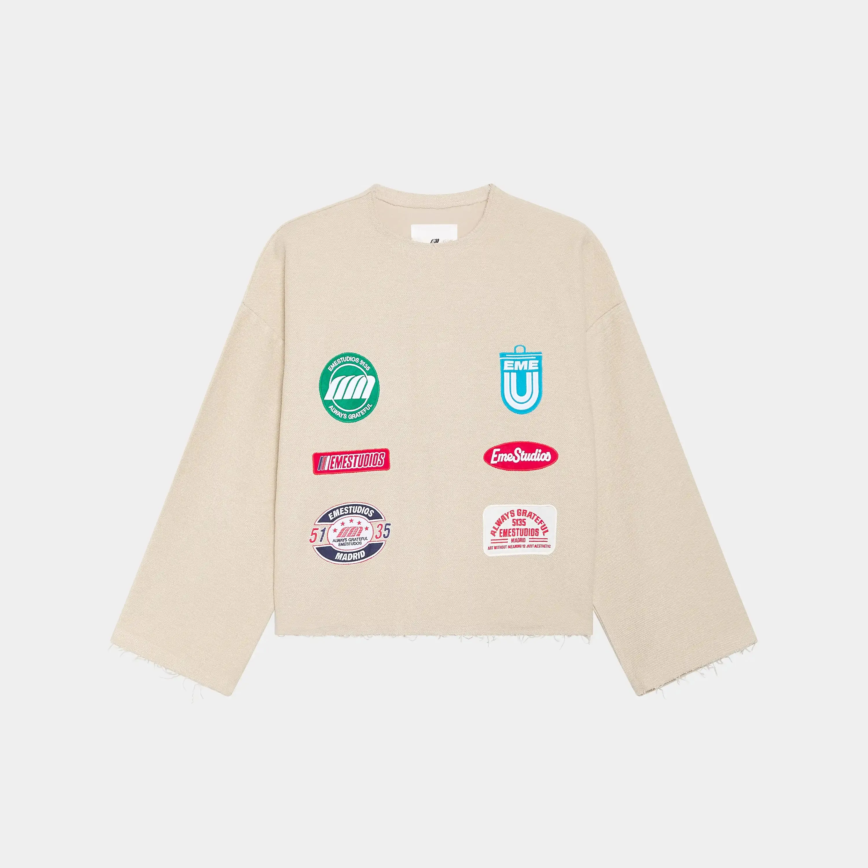 Patches Sand Crewneck sold by EME STUDIOS