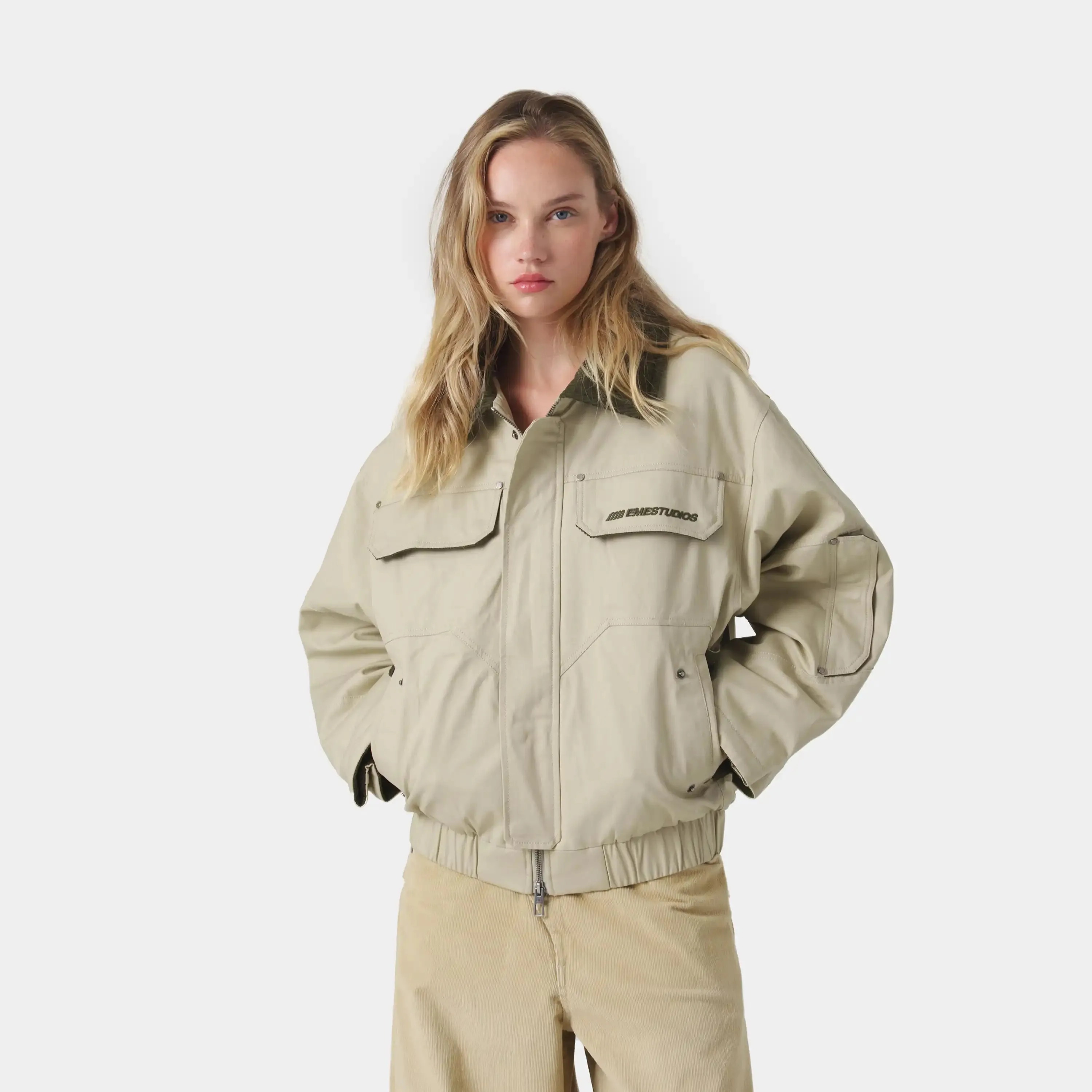 Pathos Rice Jacket sold by EME STUDIOS product image thumbnail 2