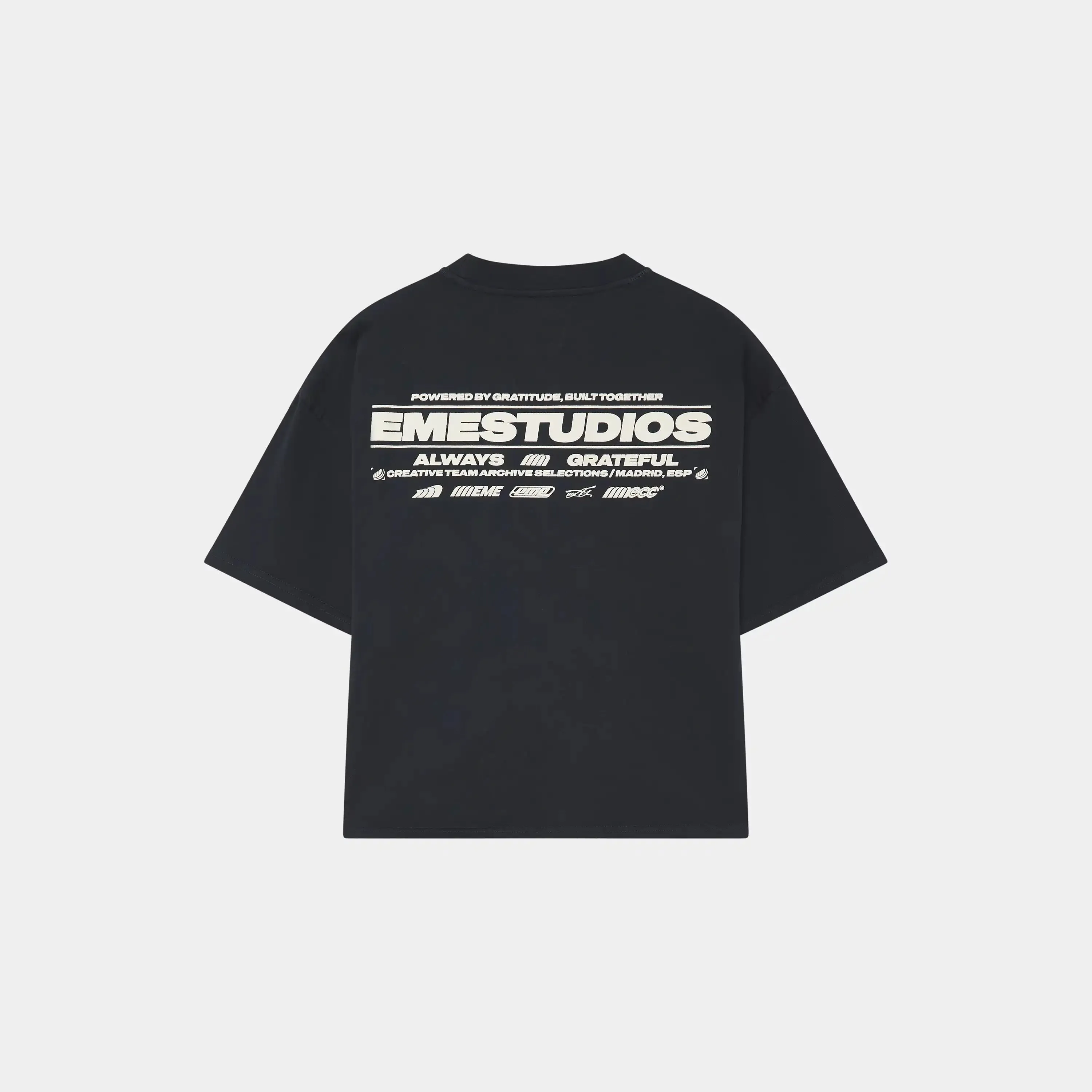 Powered Navy Oversized Tee sold by EME STUDIOS