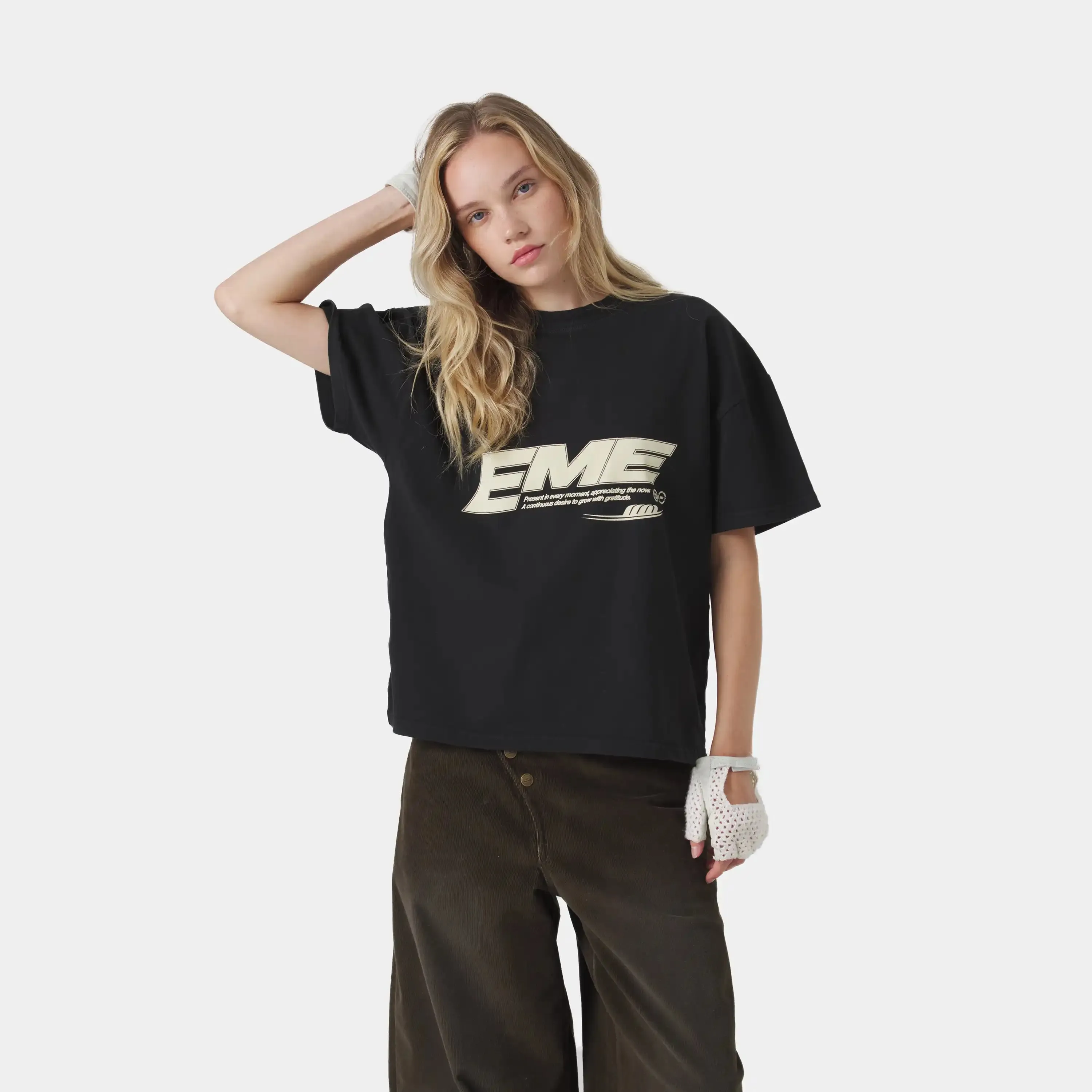 Heind Shadow Oversized Tee sold by EME STUDIOS product image thumbnail 3