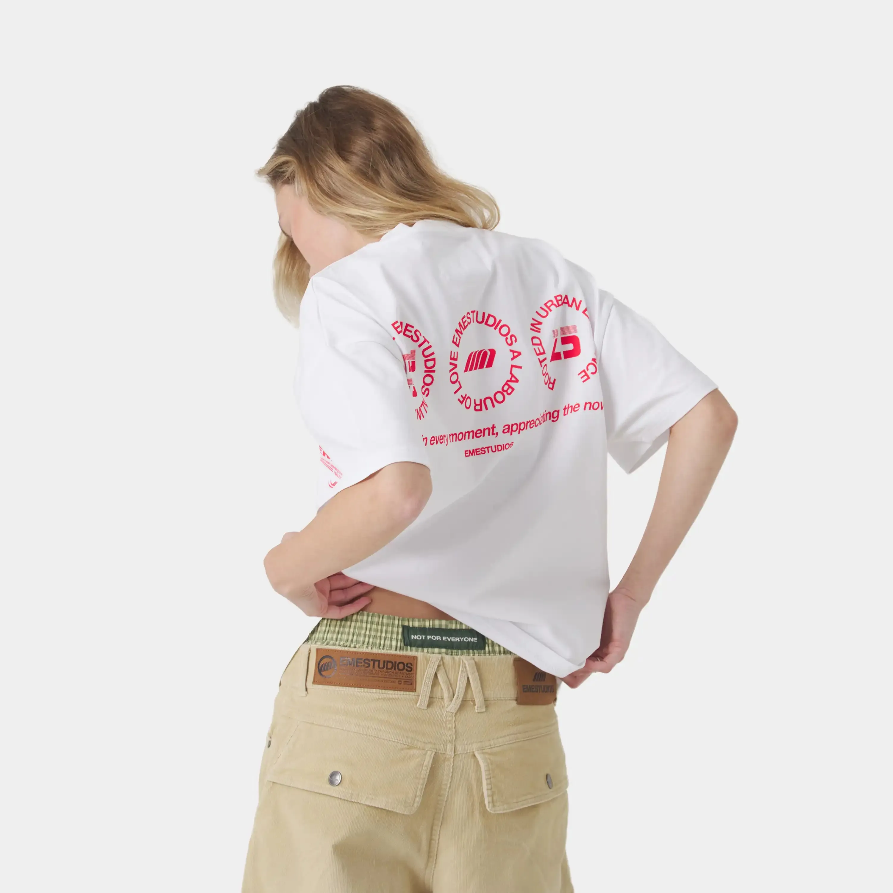 Stamp Pearl Oversized Tee sold by EME STUDIOS product image thumbnail 2