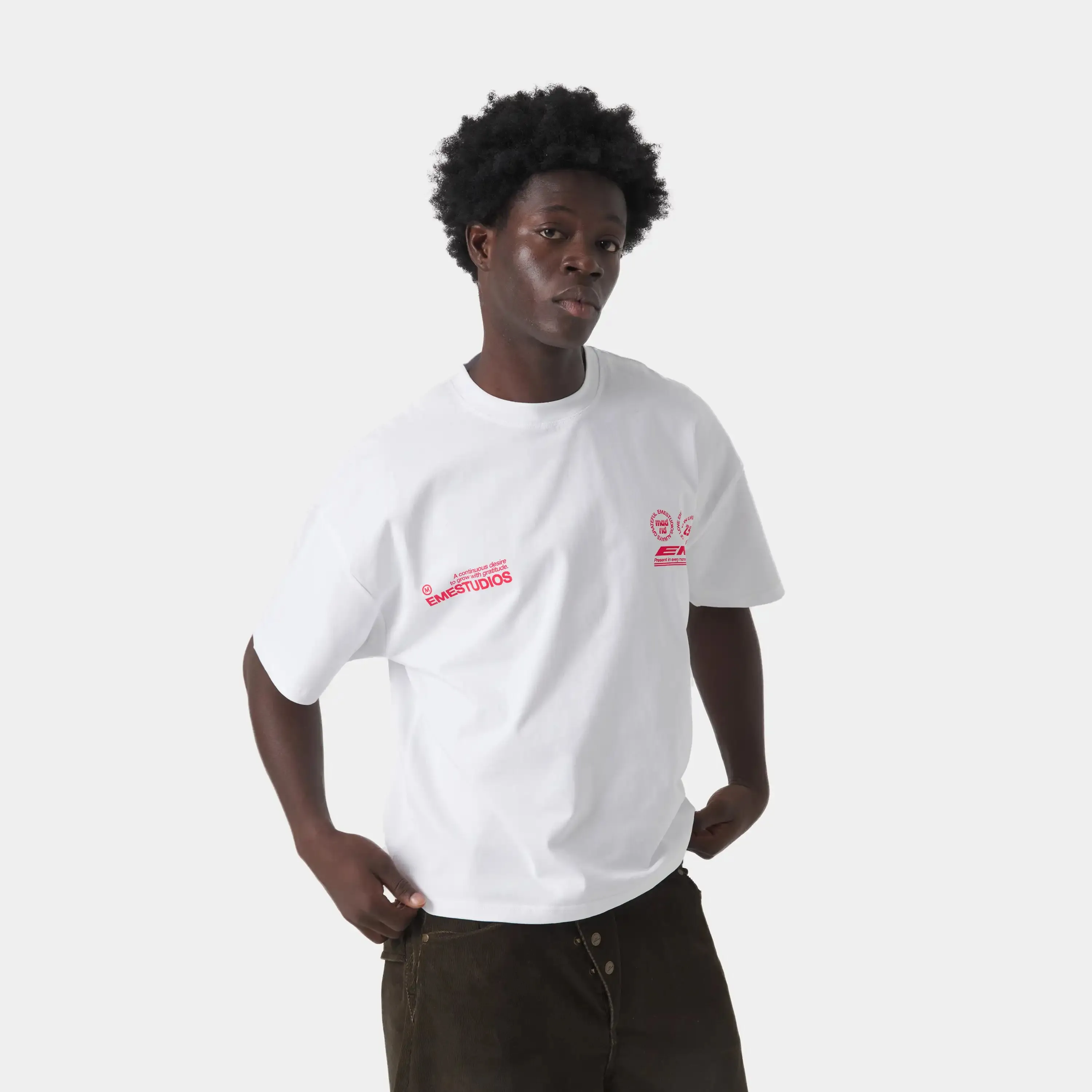 Stamp Pearl Oversized Tee sold by EME STUDIOS product image thumbnail 3