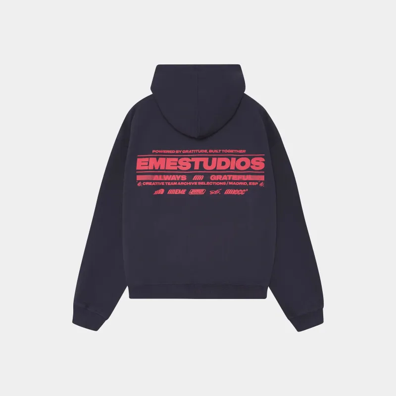 West Navy Oversized Hoodie sold by EME STUDIOS