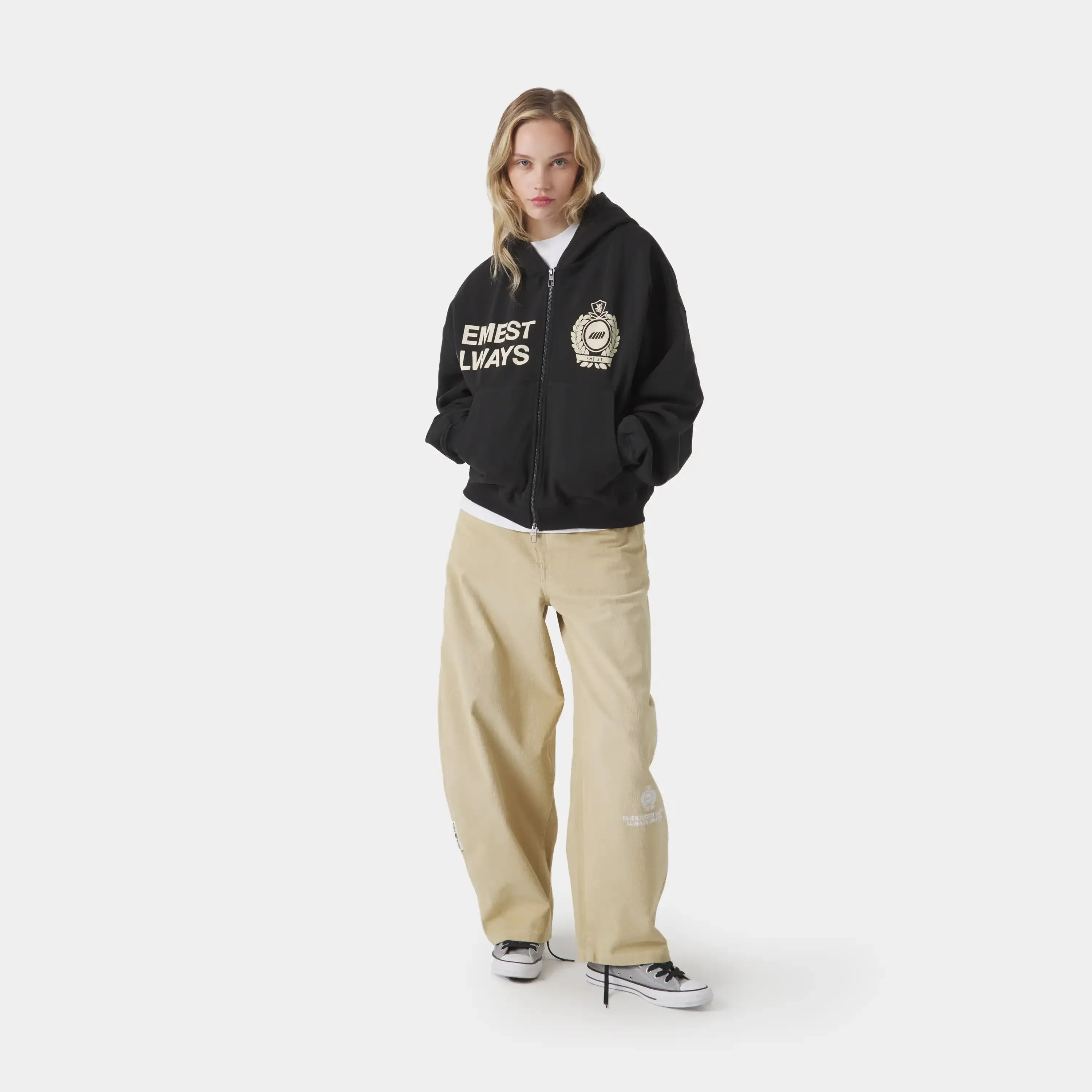Slice Black Full Zip sold by EME STUDIOS product image thumbnail 5