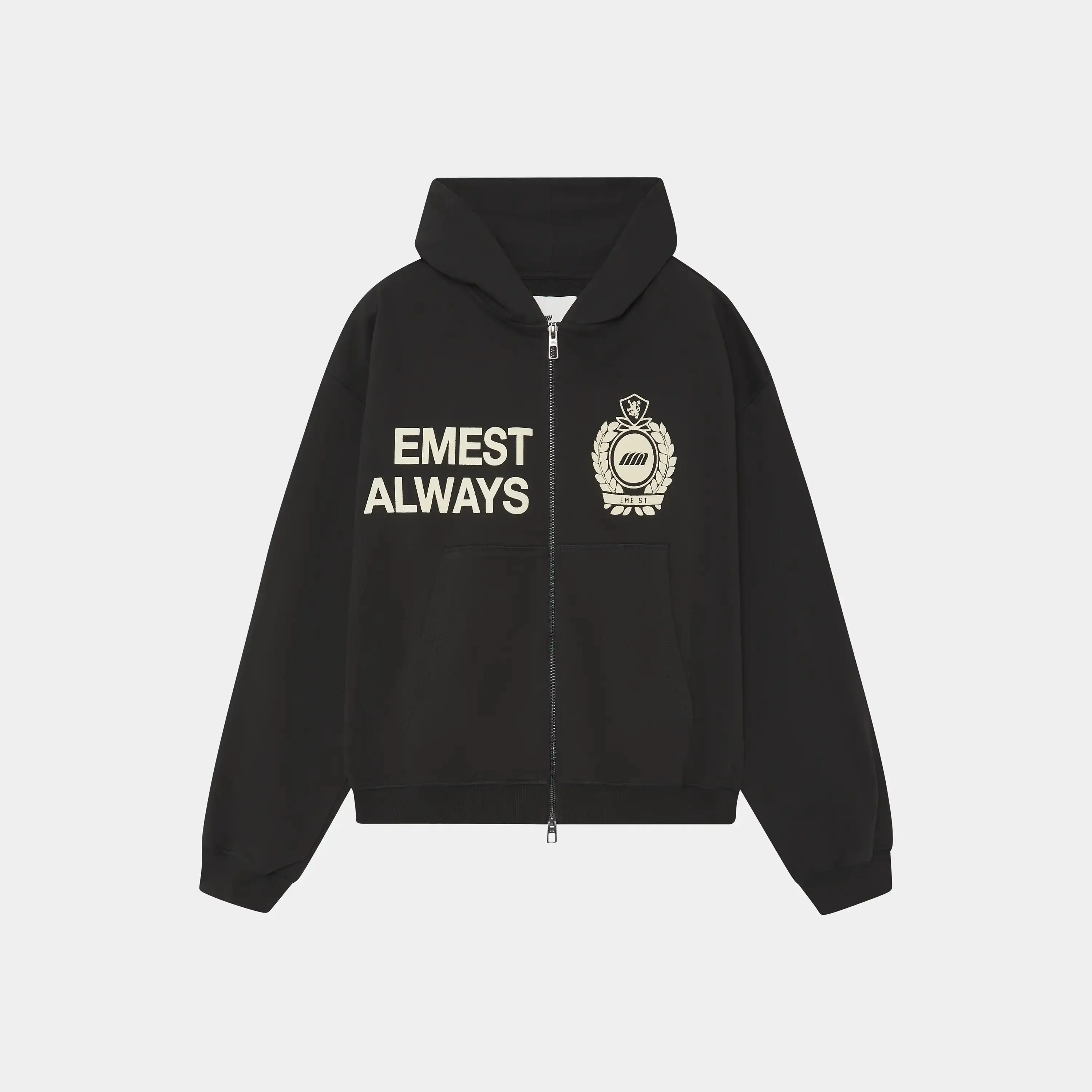 Slice Black Full Zip sold by EME STUDIOS