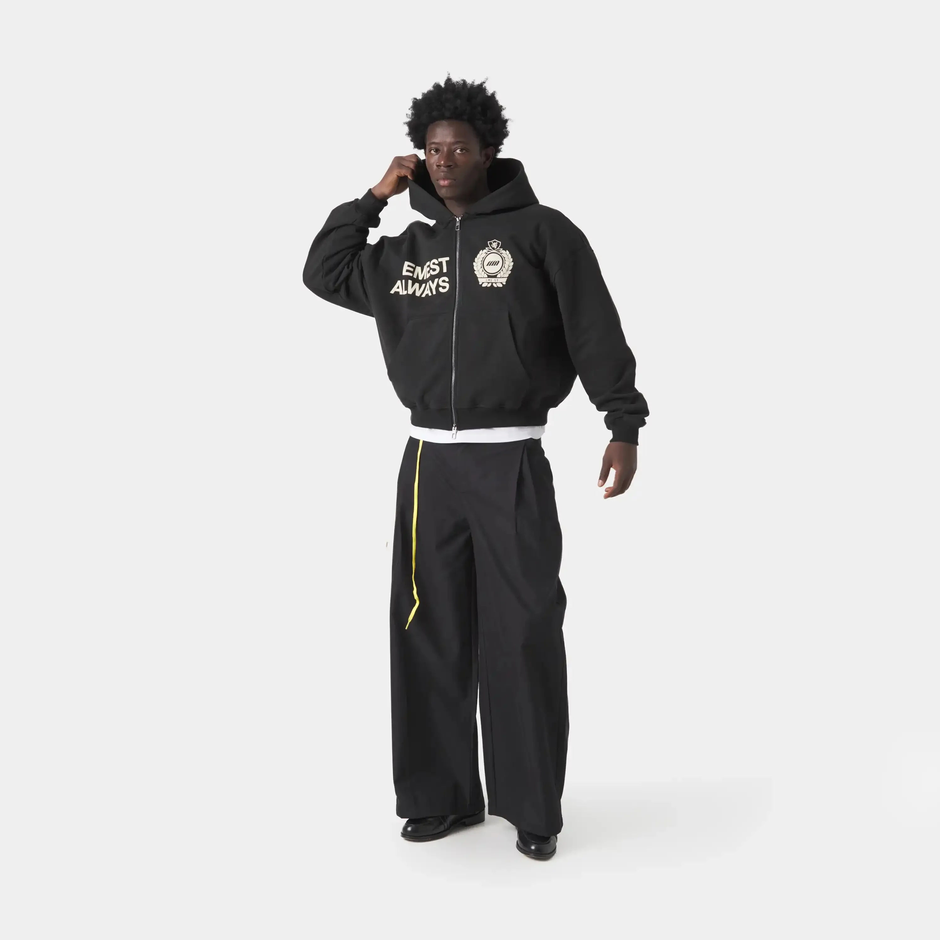 Slice Black Full Zip sold by EME STUDIOS product image thumbnail 4