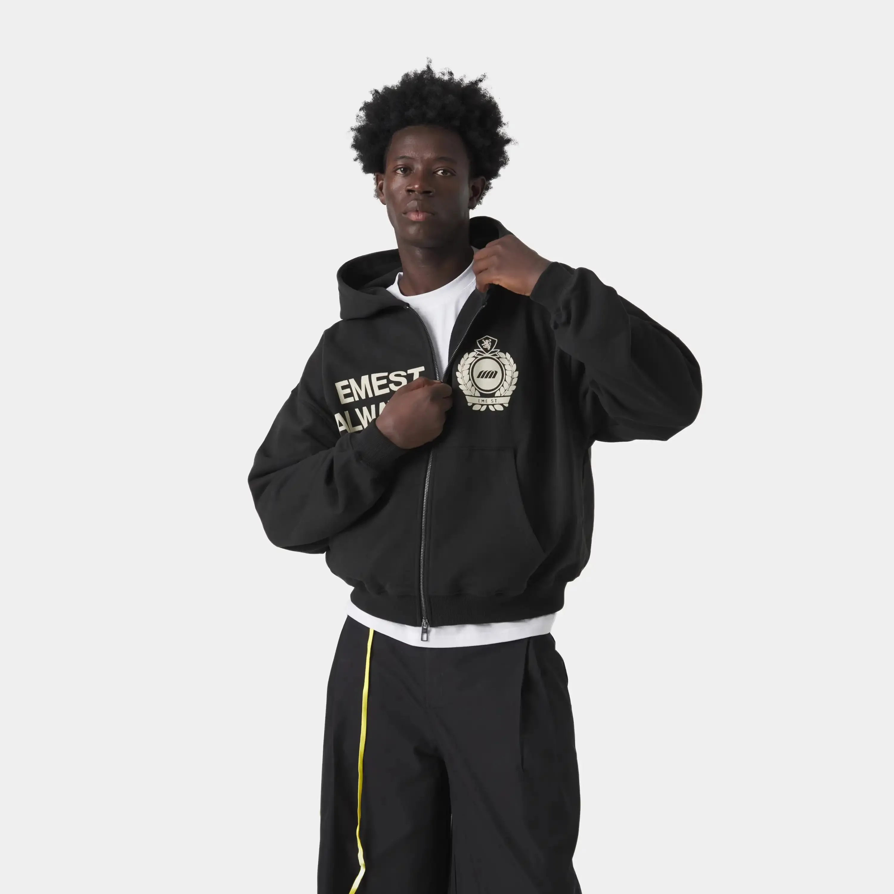 Slice Black Full Zip sold by EME STUDIOS product image thumbnail 2