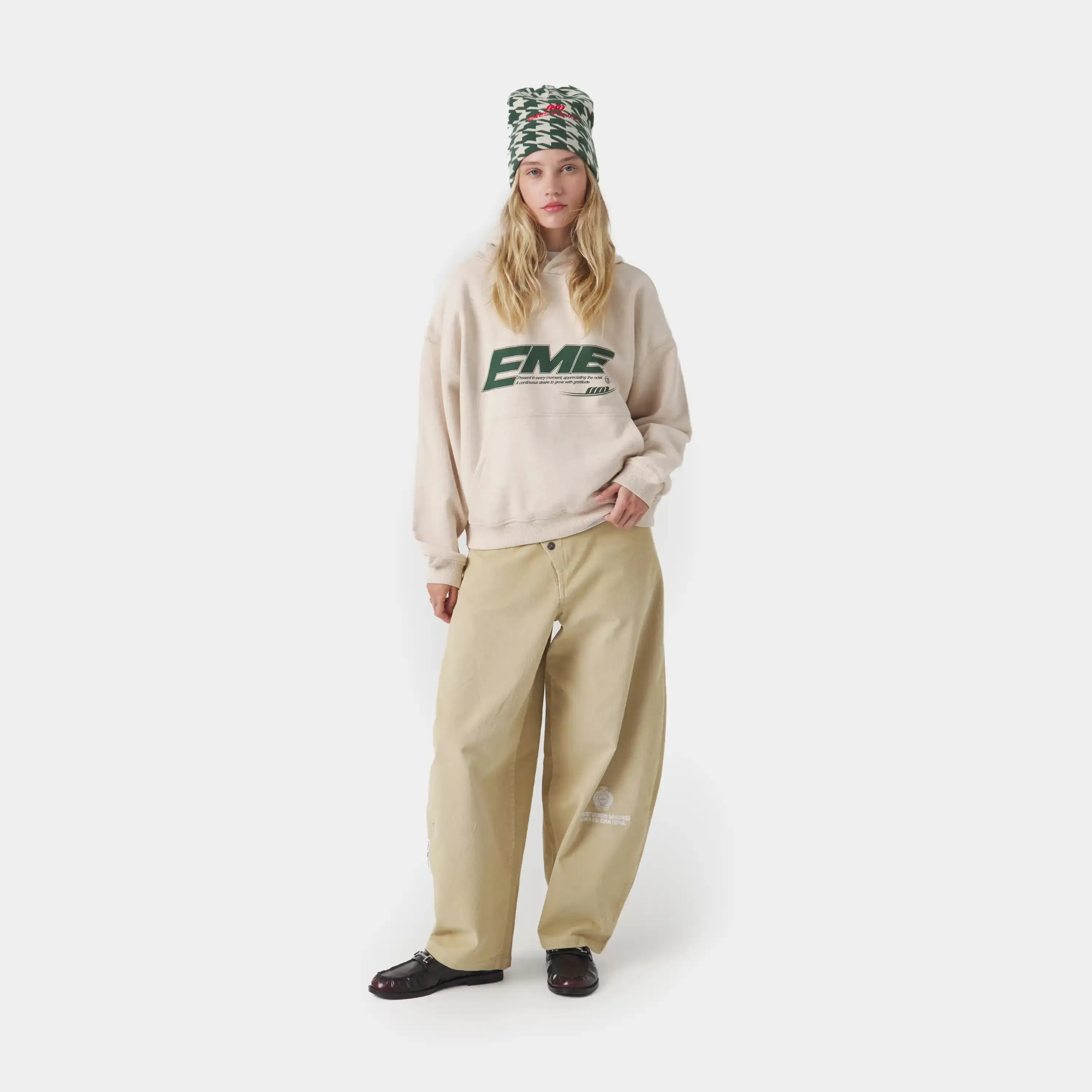Ssamo Off Sand Oversized Hoodie sold by EME STUDIOS product image thumbnail 4