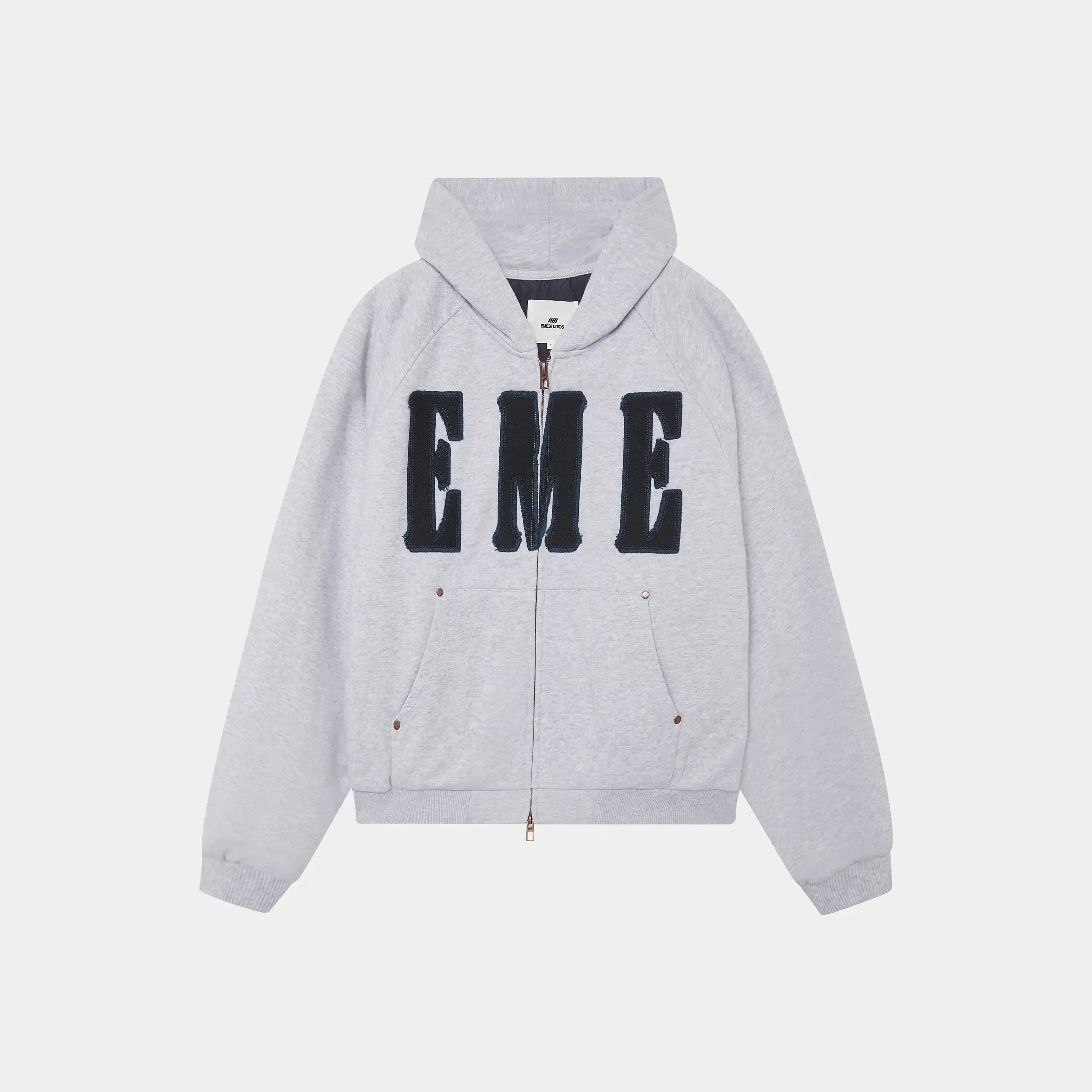 Desire Heather Grey Full Zip sold by EME STUDIOS