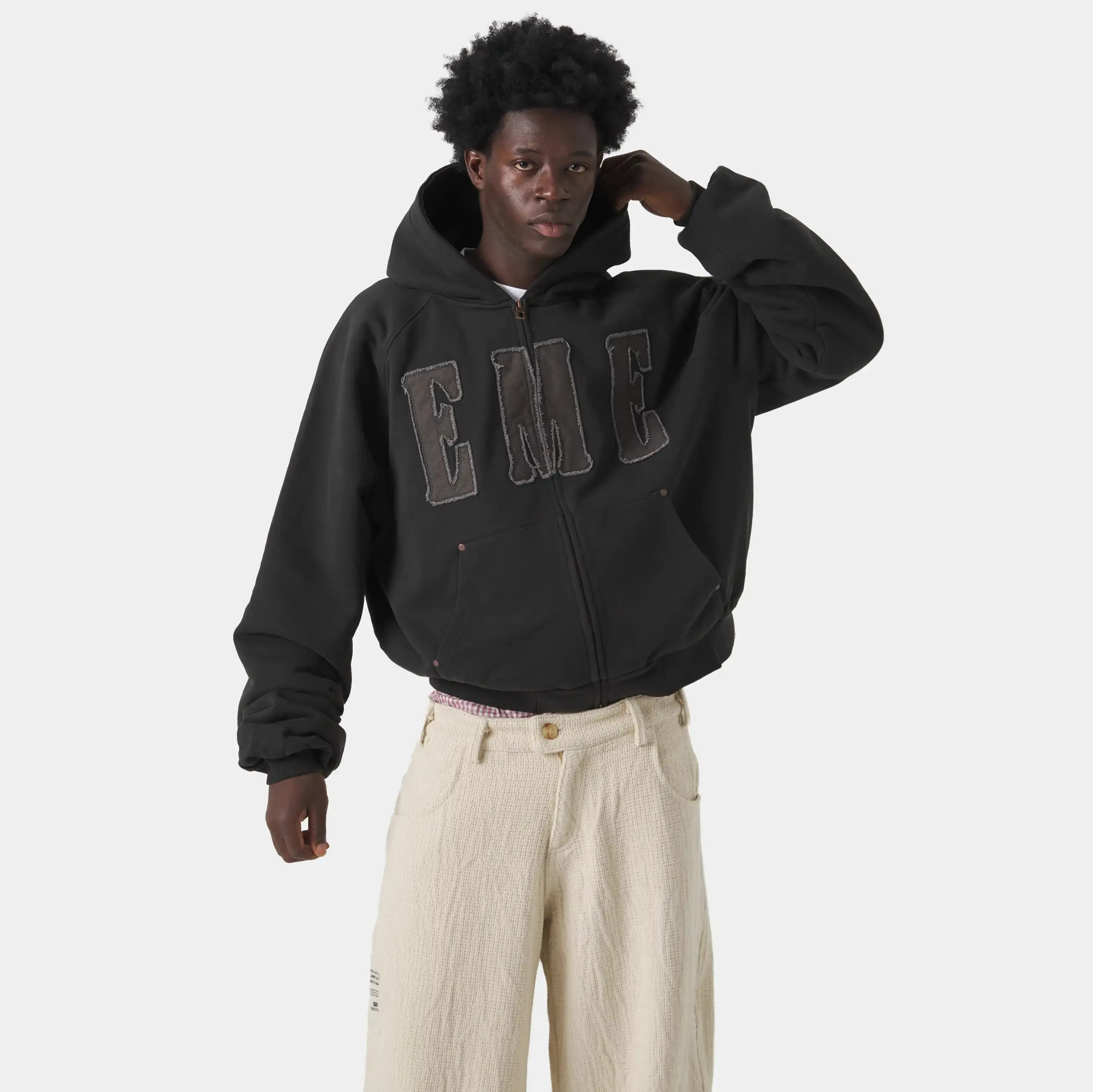 Desire Black Full Zip sold by EME STUDIOS product image thumbnail 2