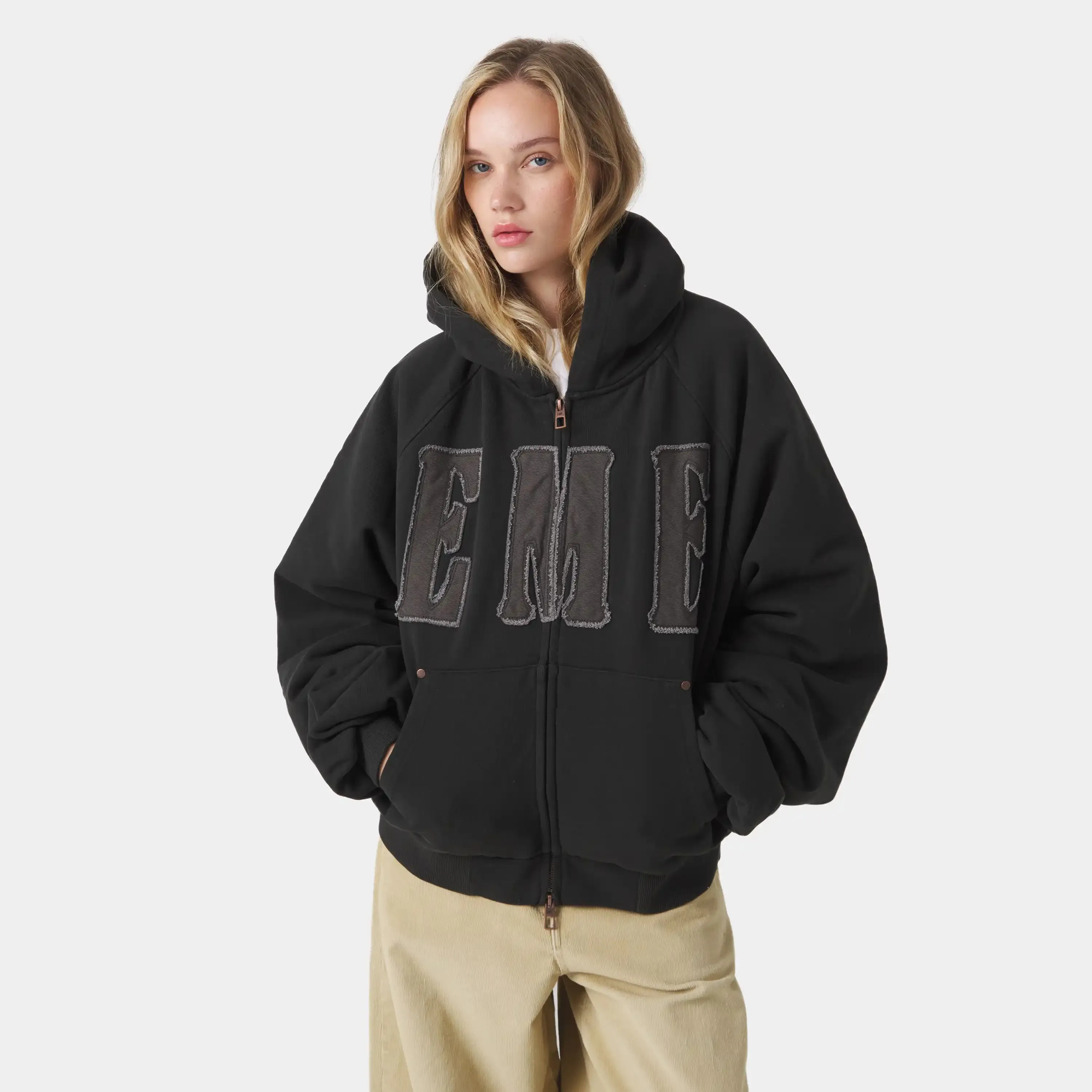 Desire Black Full Zip sold by EME STUDIOS product image thumbnail 3