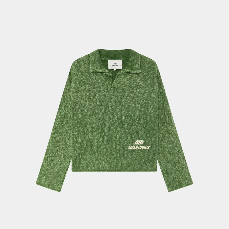 Kiff Polo Bottle Knit Distressed sold by EME STUDIOS