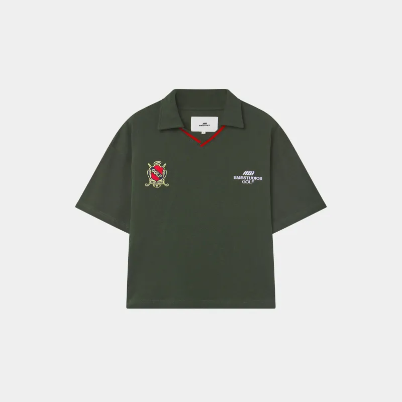 Daily Golf Forest Short Sleeve Polo sold by EME STUDIOS