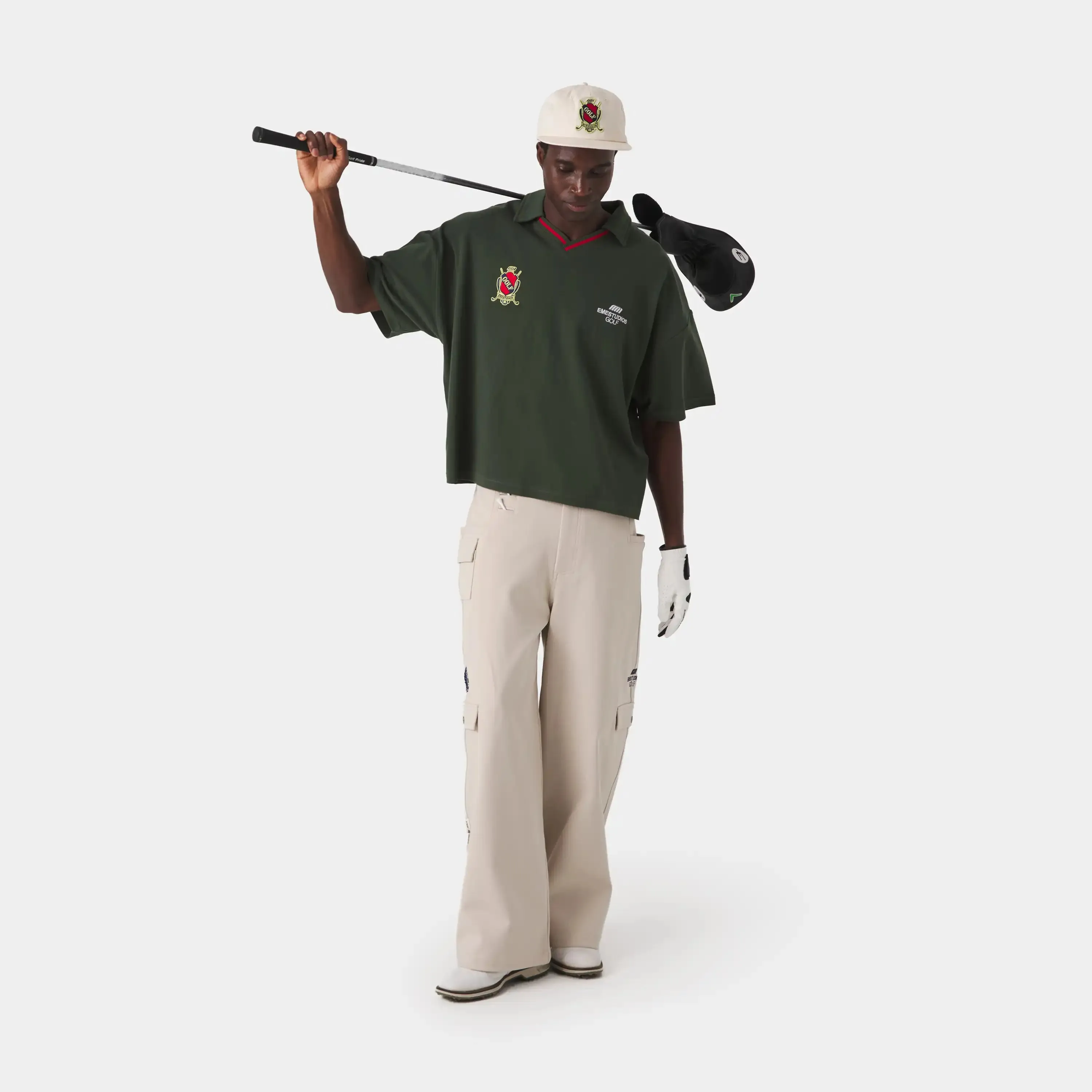 Daily Golf Forest Short Sleeve Polo sold by EME STUDIOS product image thumbnail 4