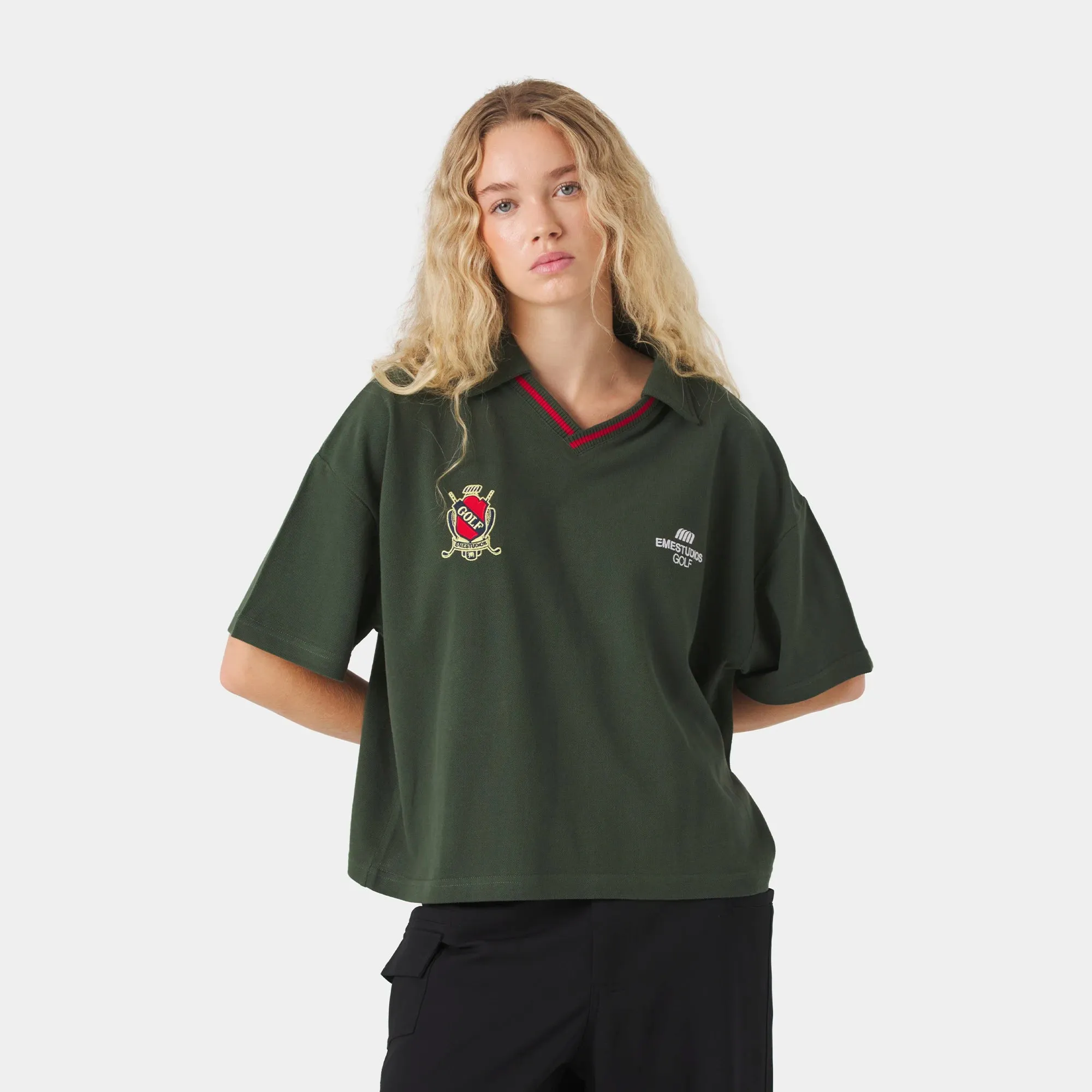Daily Golf Forest Short Sleeve Polo sold by EME STUDIOS product image thumbnail 3