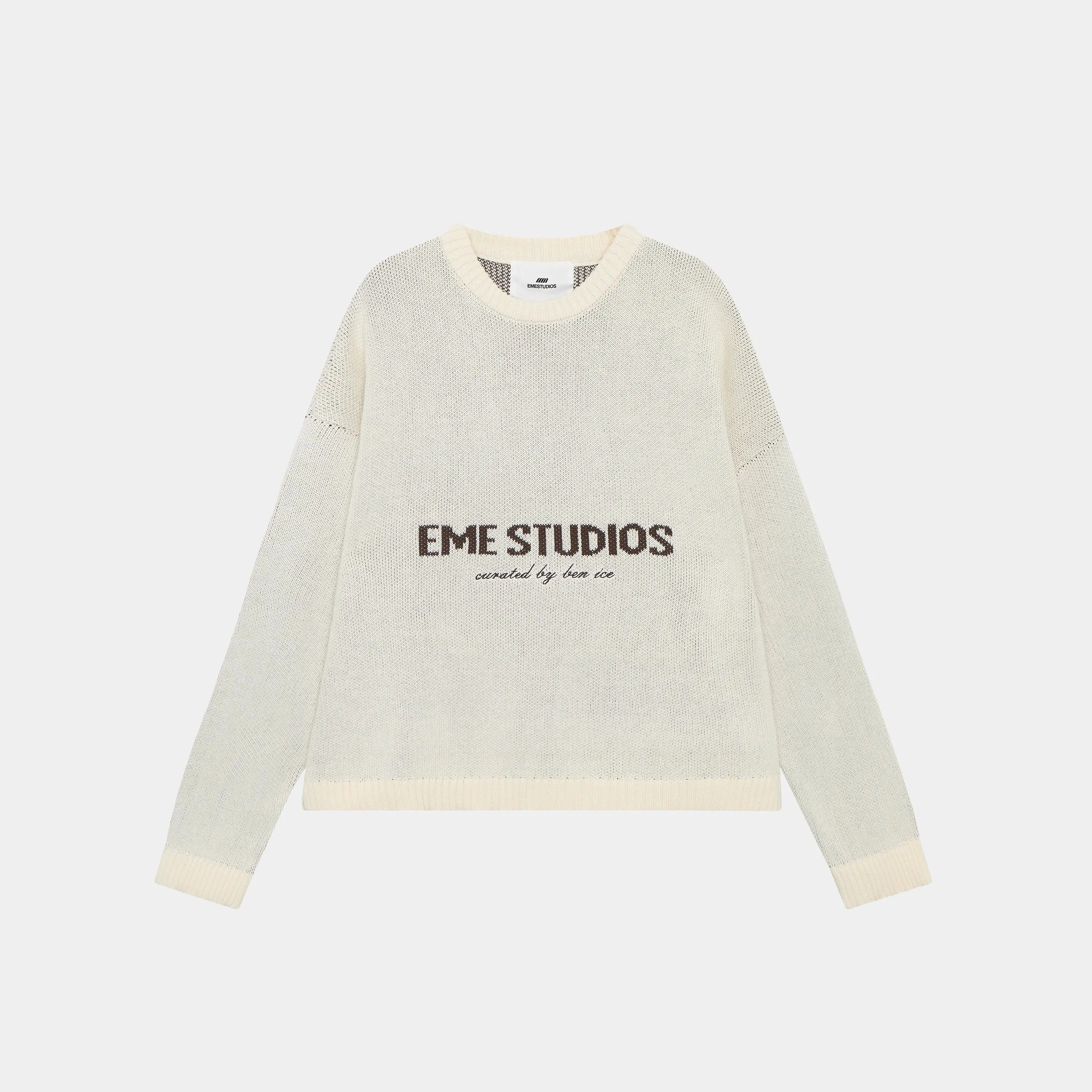 Master Off Sand Knit Sweater sold by EME STUDIOS
